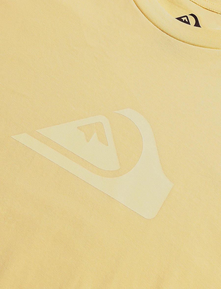 Quiksilver - EV COMP LOGO SS - oberteile & t-shirts - straw - 5