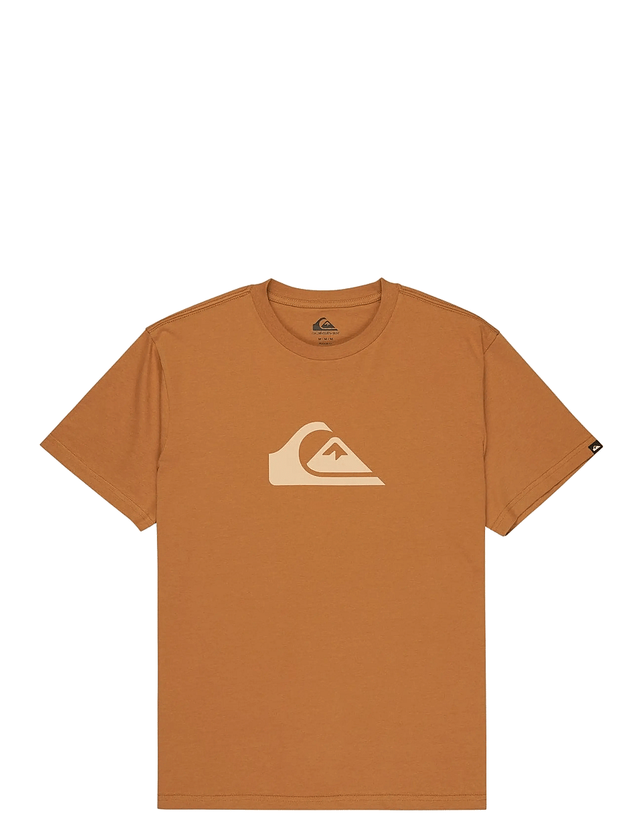 Quiksilver - EV COMP LOGO SS - tops & t-shirts - tobacco brown - 1