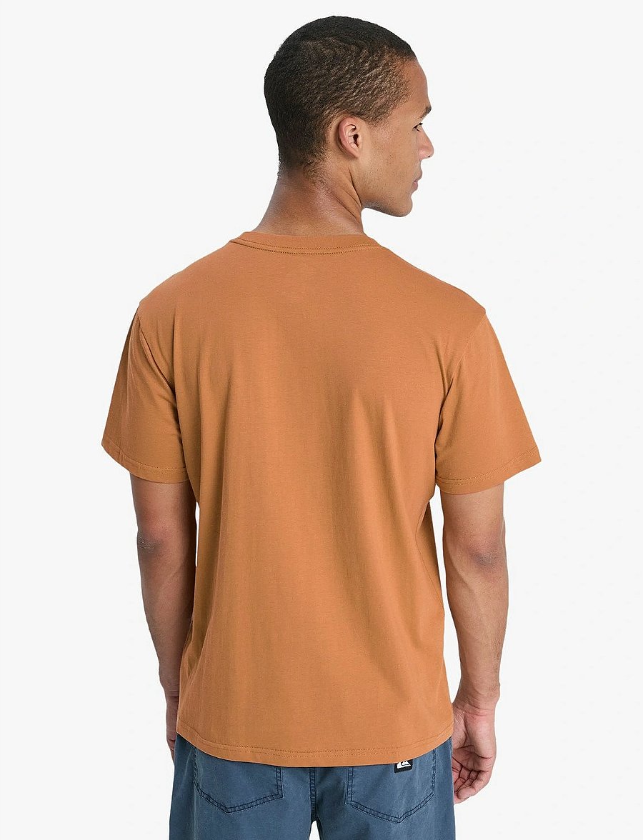 Quiksilver - EV COMP LOGO SS - tops & t-shirts - tobacco brown - 3