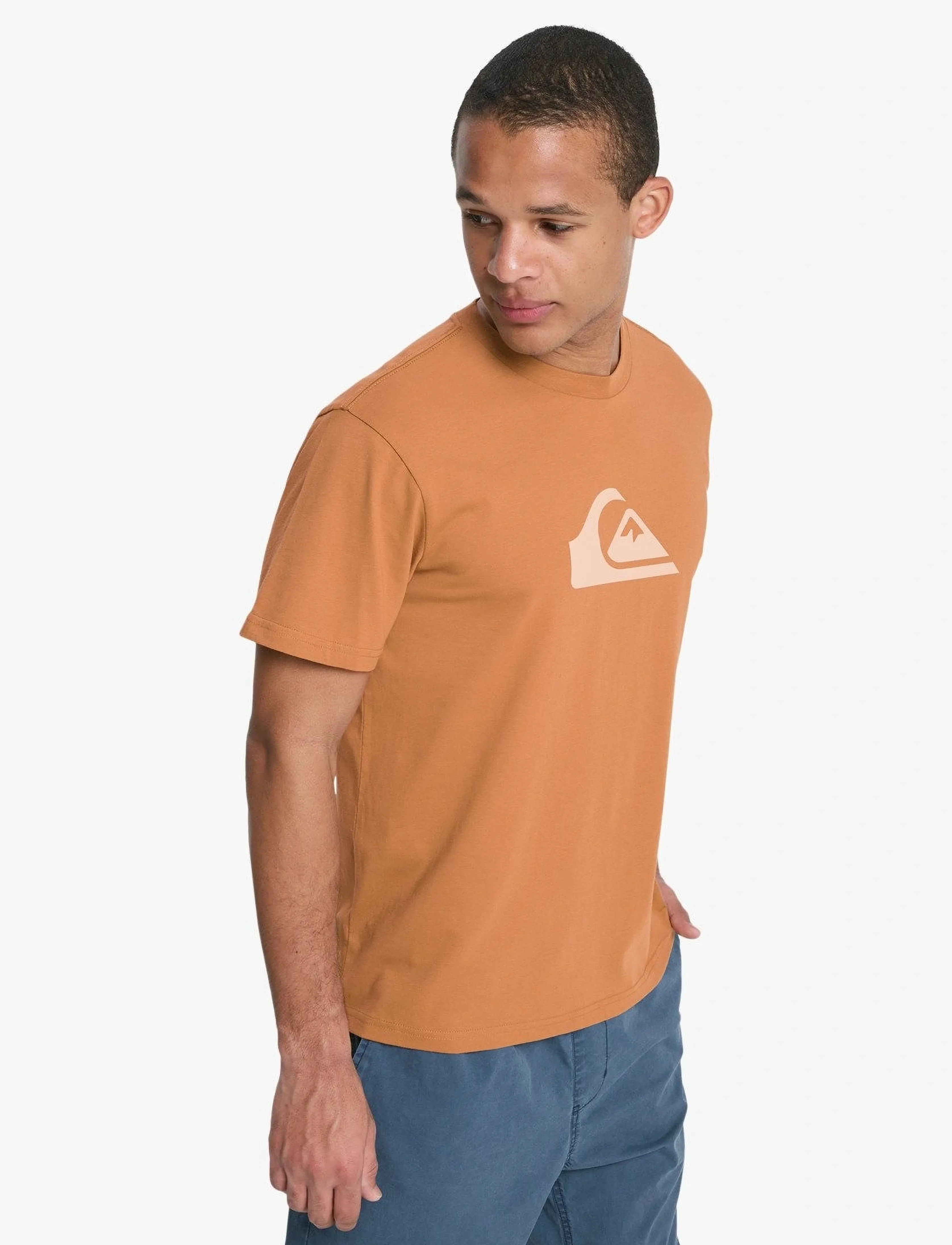 Quiksilver - EV COMP LOGO SS - madalaimad hinnad - tobacco brown - 5