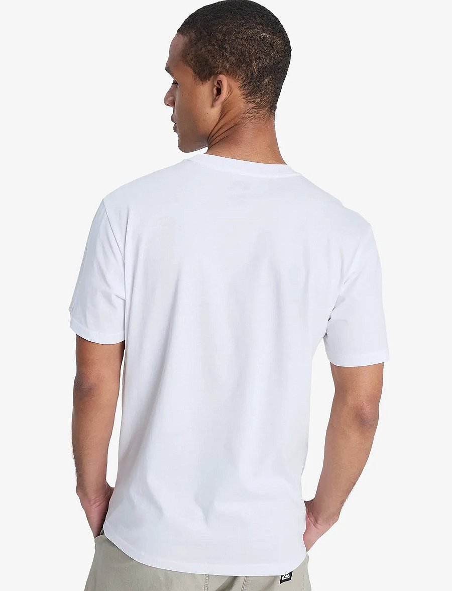 Quiksilver - EV COMP LOGO SS - tops & t-shirts - white - 3