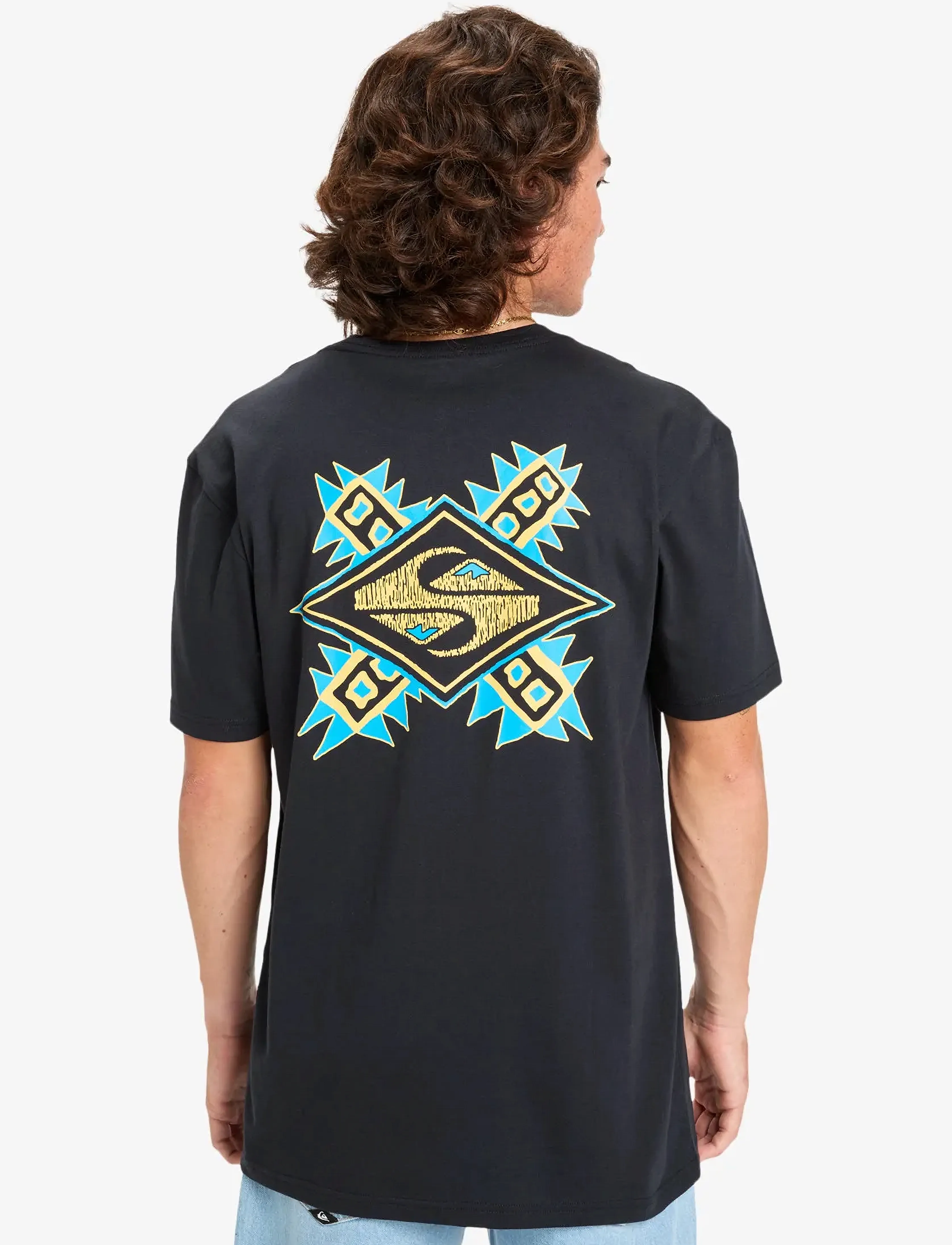 Quiksilver - EV SWELL OVATION SS - t-shirts - black - 3