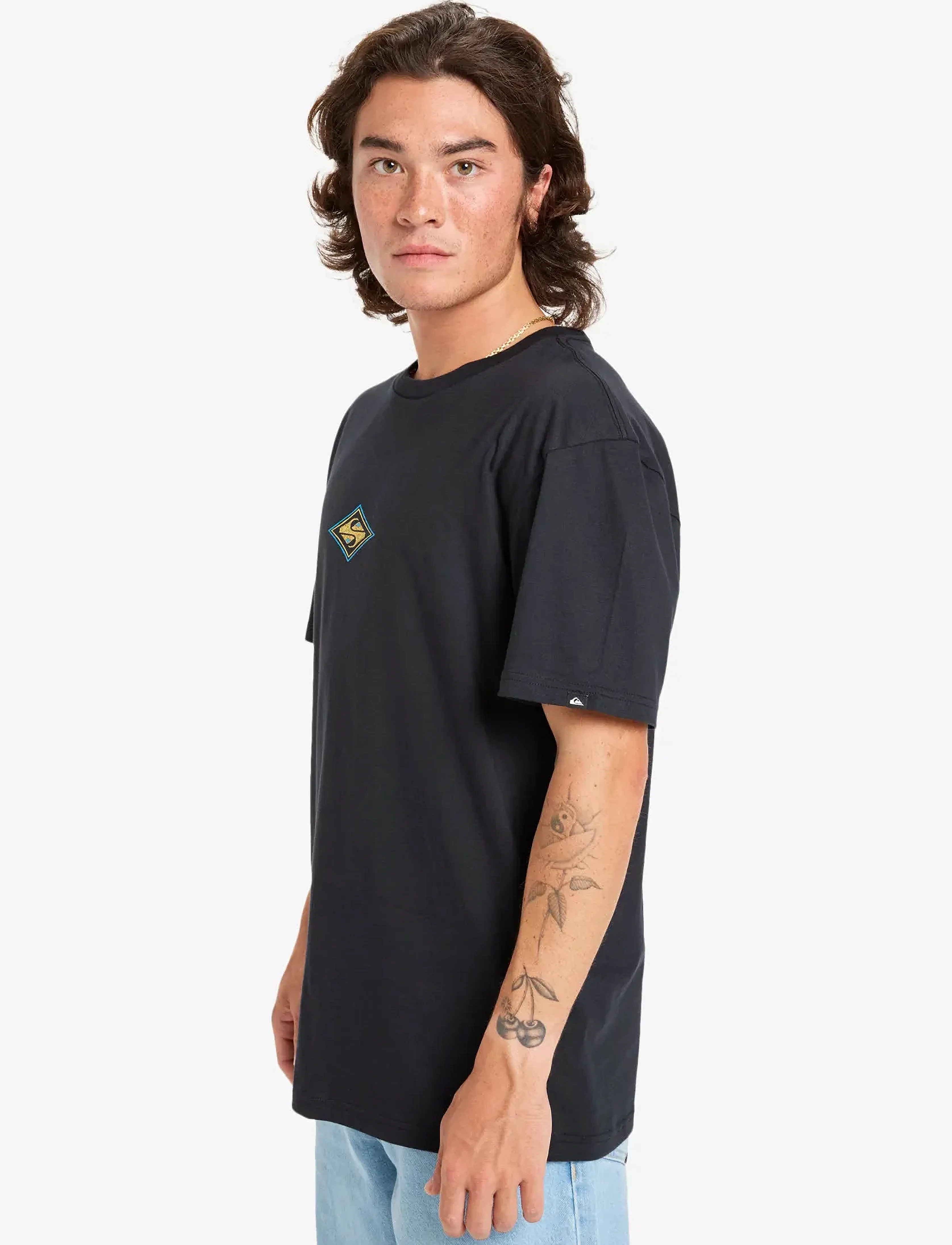 Quiksilver - EV SWELL OVATION SS - t-shirts - black - 5