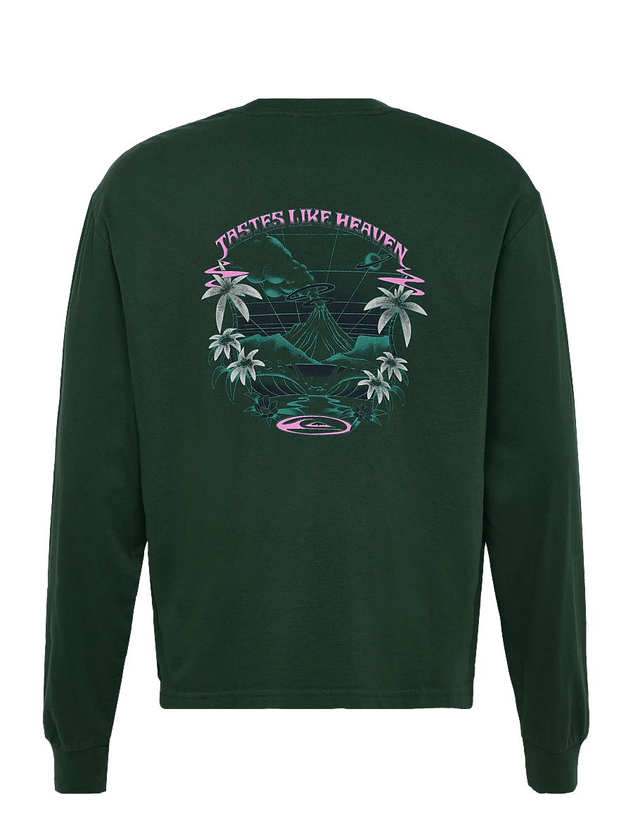 Quiksilver - HW HOLLOW COVES LS - tops - trekking green - 2