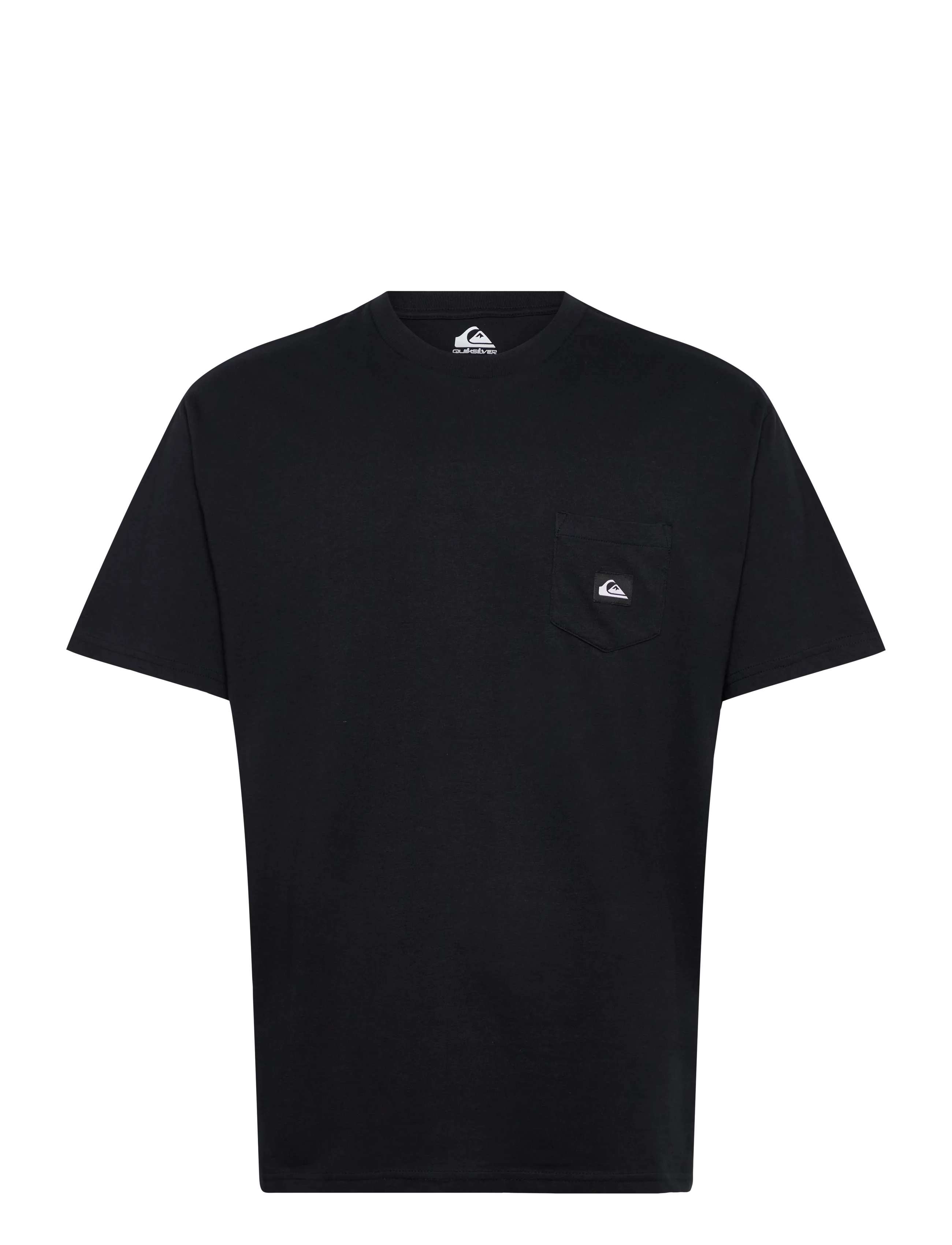 Quiksilver SALT WATER POCKET SS TEE - Quiksilver - BLACK / black