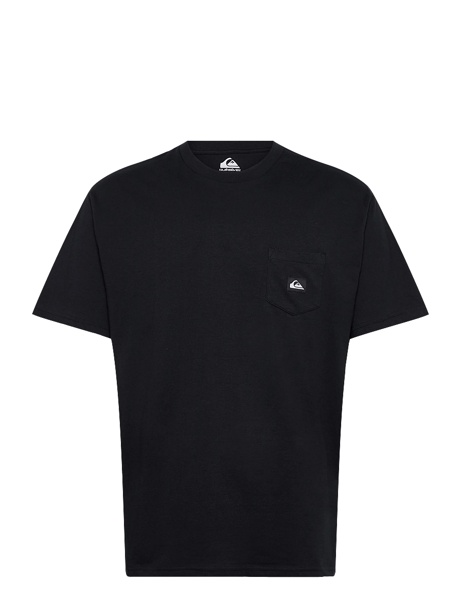 Quiksilver - SALT WATER POCKET SS TEE - oberteile & t-shirts - black - 1