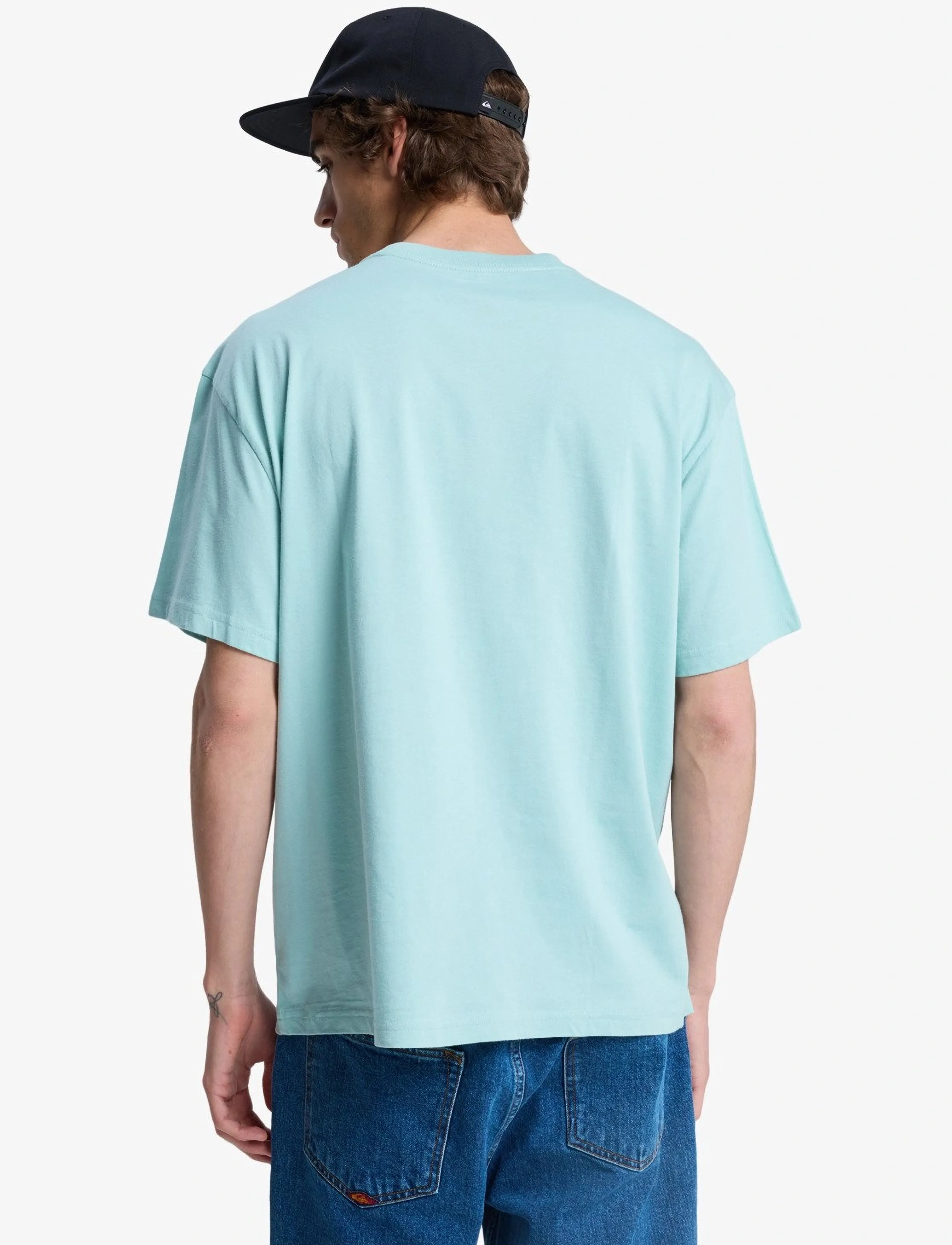Quiksilver - SALT WATER POCKET SS TEE - t-shirts - blue haze - 3