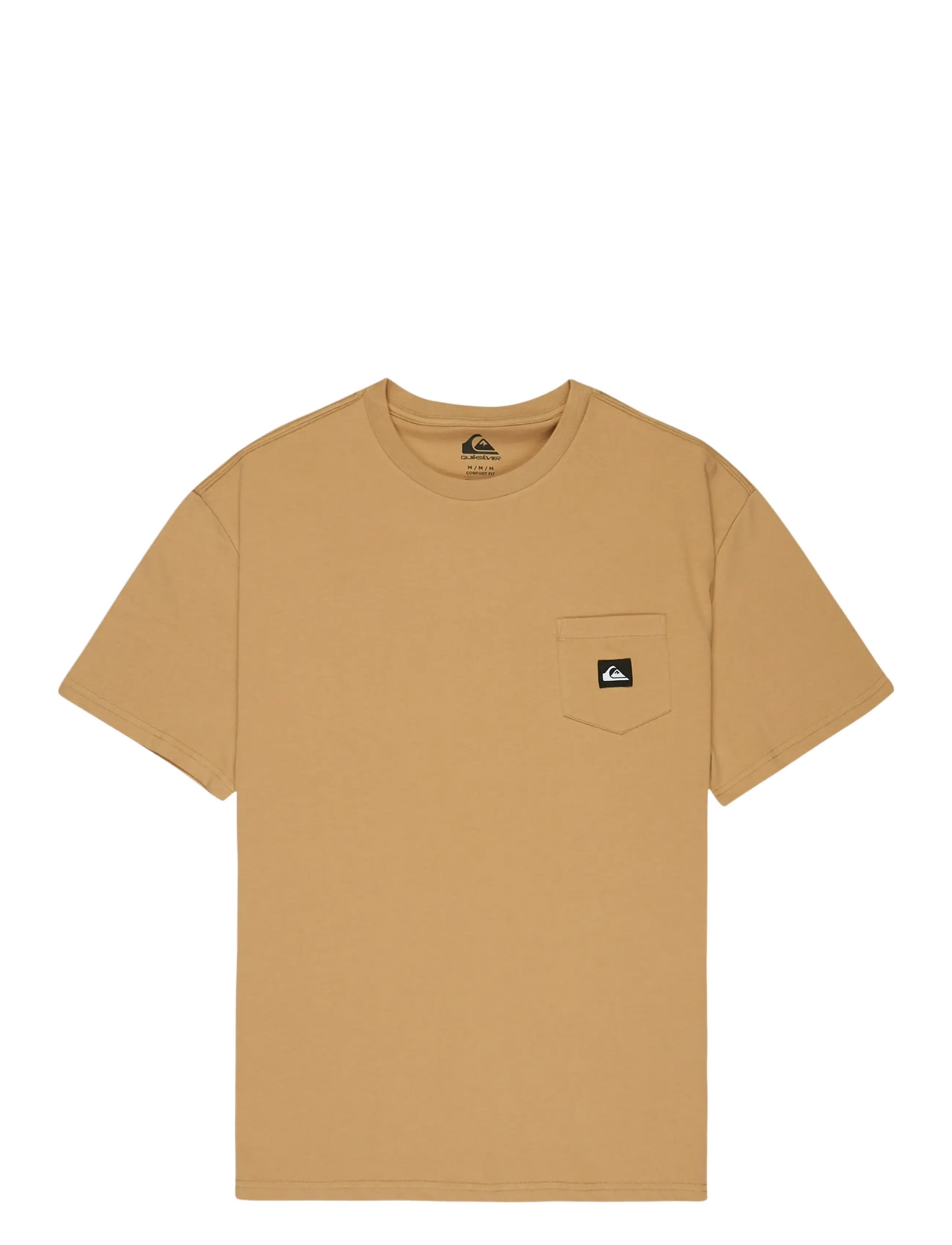 QUIKSILVER Salt Water Pocket Ss Tee Beige - S - Herren
