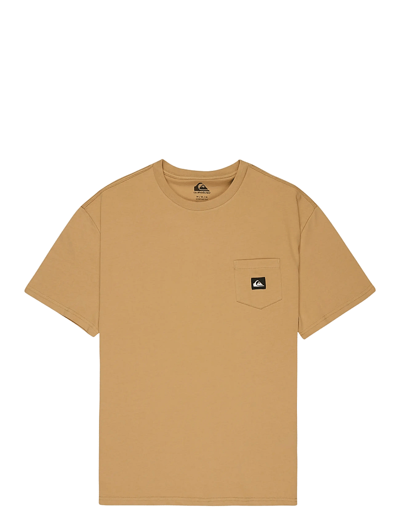 Quiksilver - SALT WATER POCKET SS TEE - oberteile & t-shirts - khaki - 1