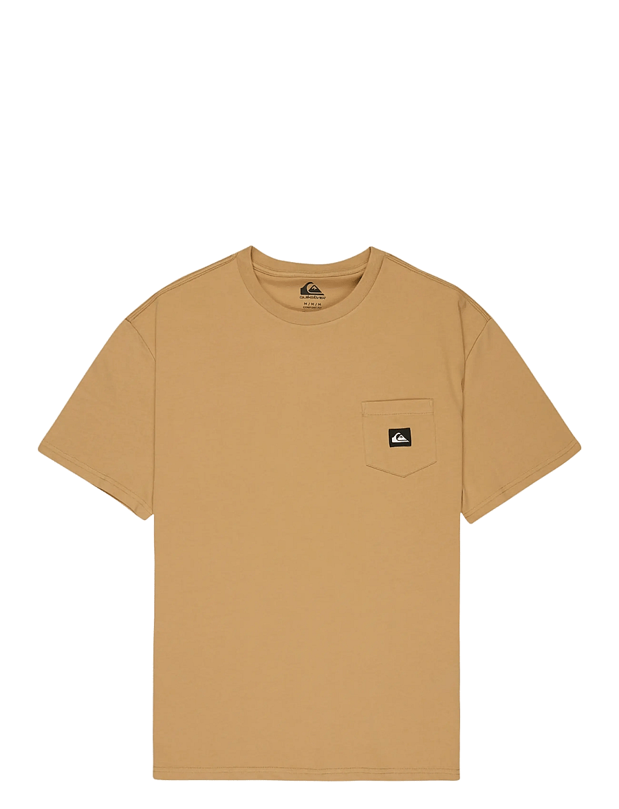 Quiksilver - SALT WATER POCKET SS TEE - oberteile & t-shirts - khaki - 1