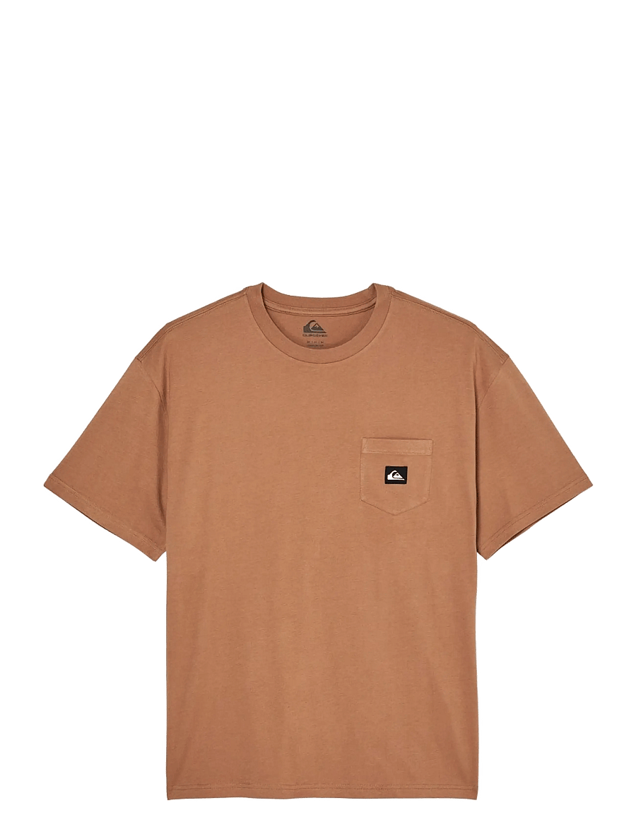 Quiksilver - SALT WATER POCKET SS TEE - oberteile & t-shirts - rawhide - 1