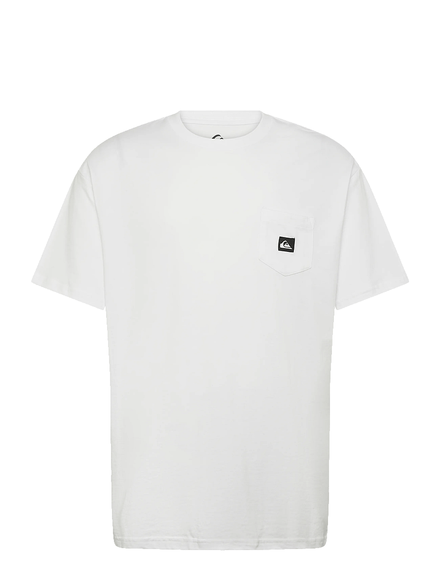 Quiksilver - SALT WATER POCKET SS TEE - oberteile & t-shirts - white - 1
