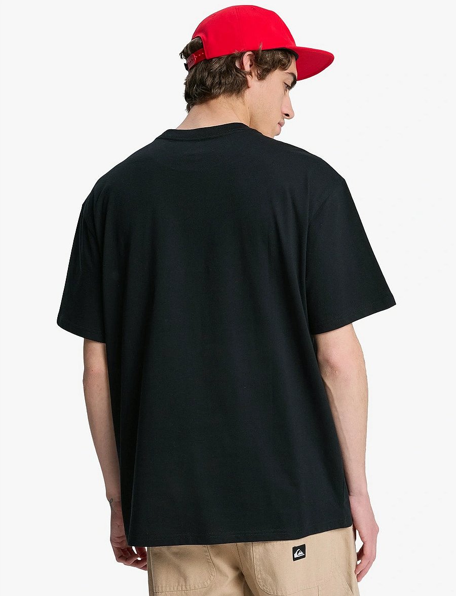 Quiksilver - DNA CLICKER SS - t-shirts - black - 3