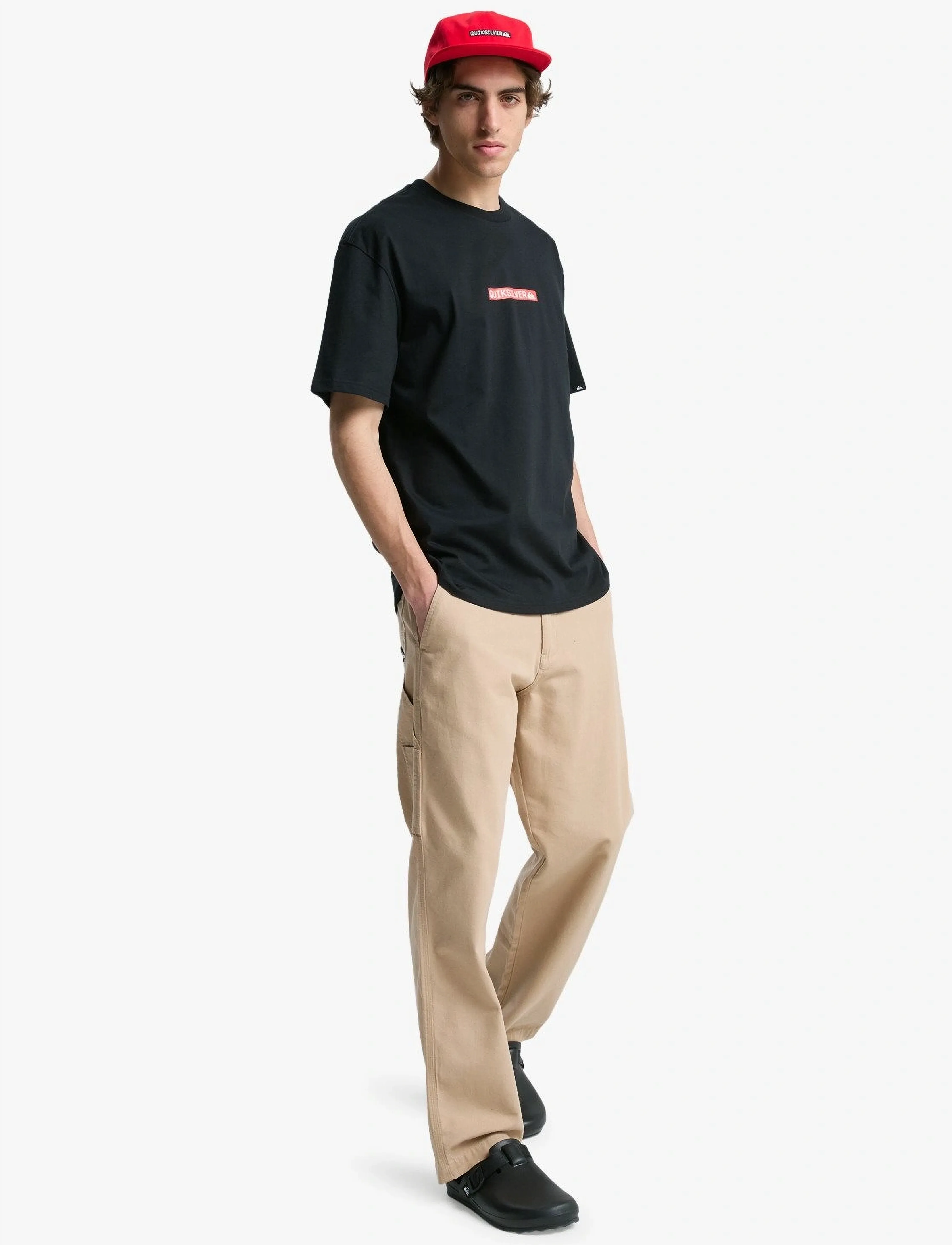 Quiksilver - DNA CLICKER SS - t-shirts - black - 4
