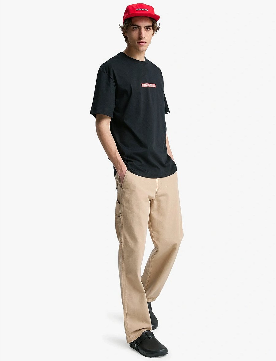 Quiksilver - DNA CLICKER SS - t-shirts - black - 4