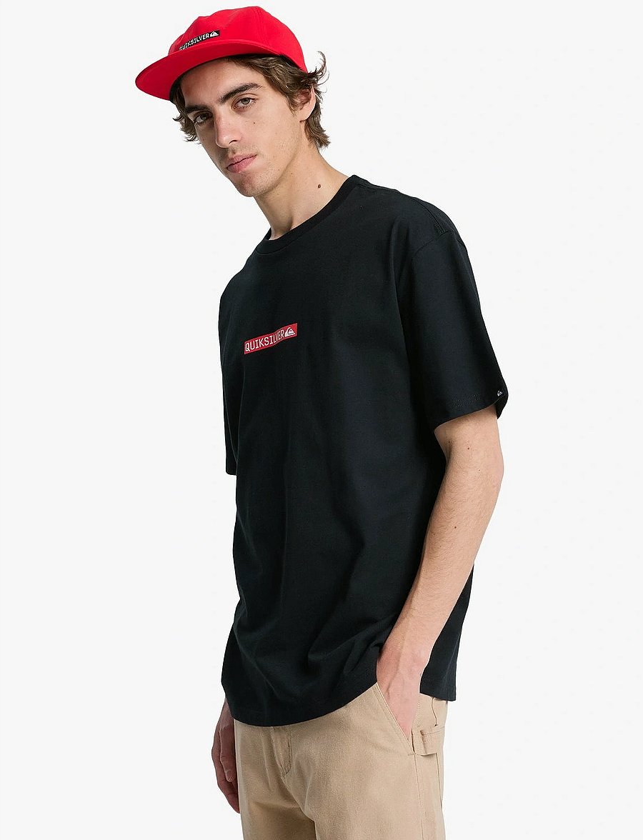 Quiksilver - DNA CLICKER SS - t-shirts - black - 5
