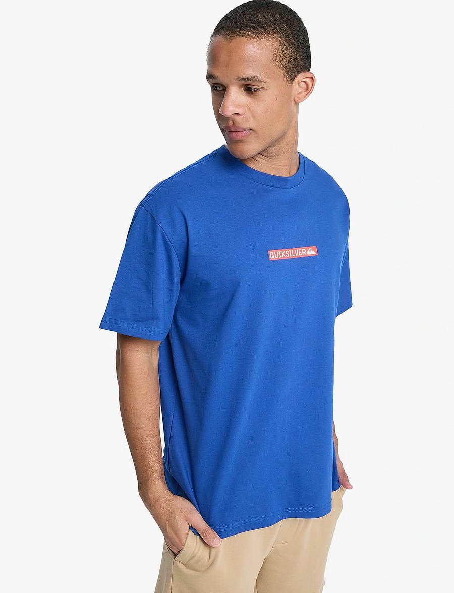 Quiksilver - DNA CLICKER SS - t-shirts - monaco blue - 5