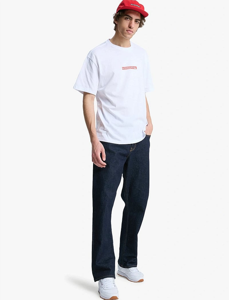 Quiksilver - DNA CLICKER SS - alussärgid ja t-särgid - white - 4