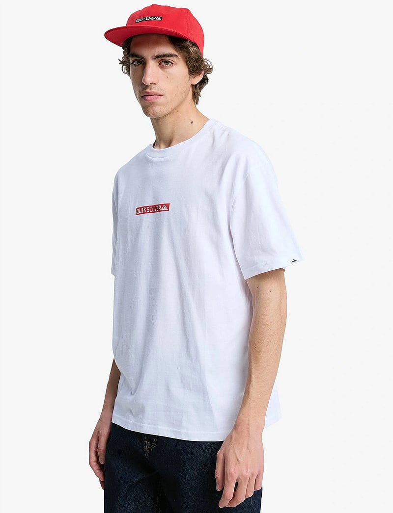 Quiksilver - DNA CLICKER SS - alussärgid ja t-särgid - white - 5