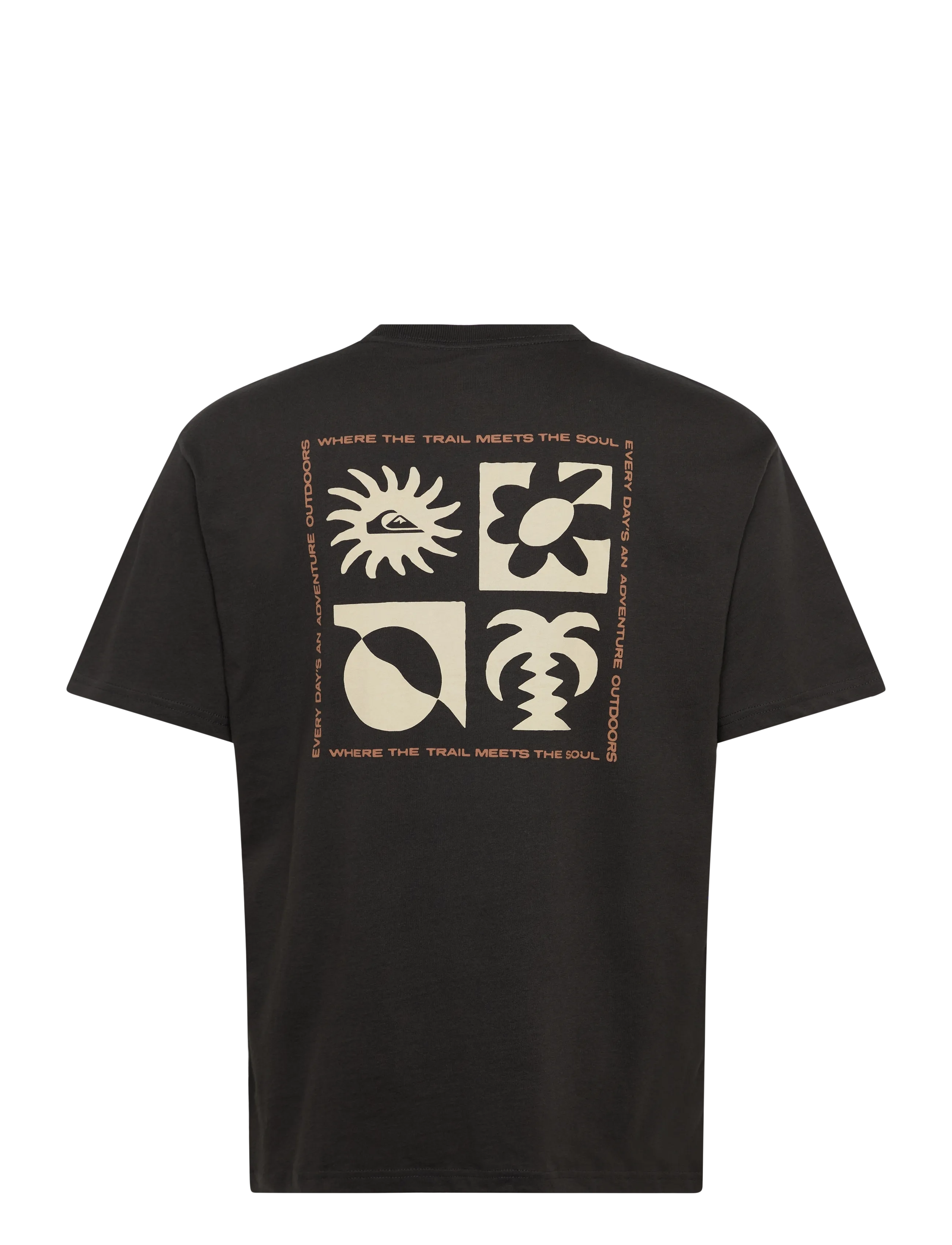 Quiksilver - EVO BLOSSOM OF PEACE - t-shirts - tarmac - 2