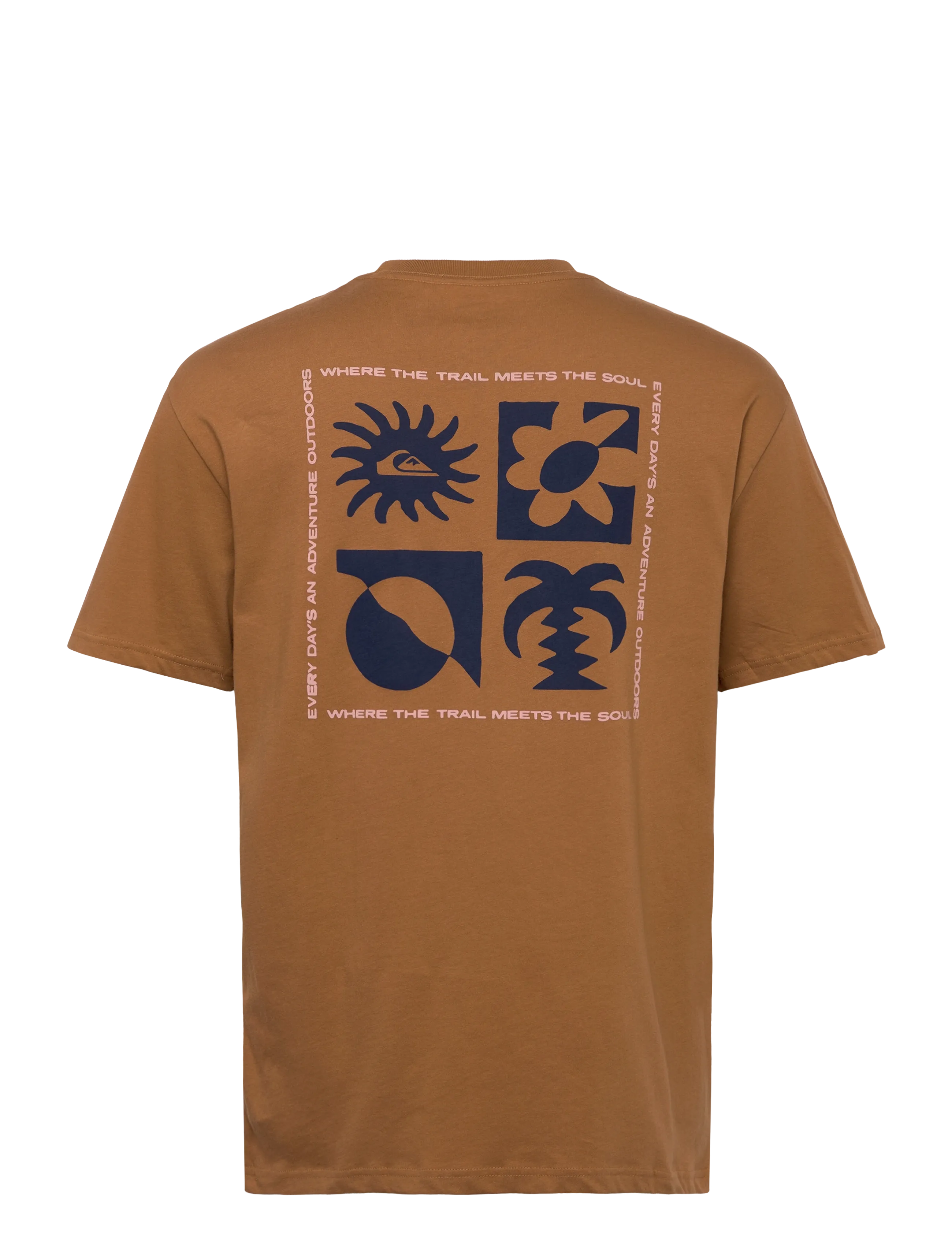 Quiksilver - EVO BLOSSOM OF PEACE - oberteile & t-shirts - tobacco brown - 2