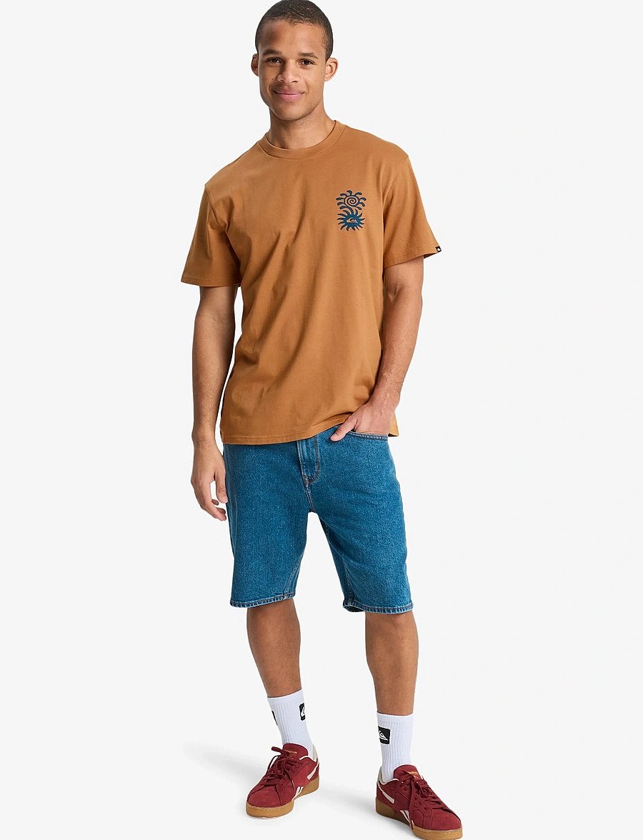 Quiksilver - EVO BLOSSOM OF PEACE - t-shirts - tobacco brown - 4