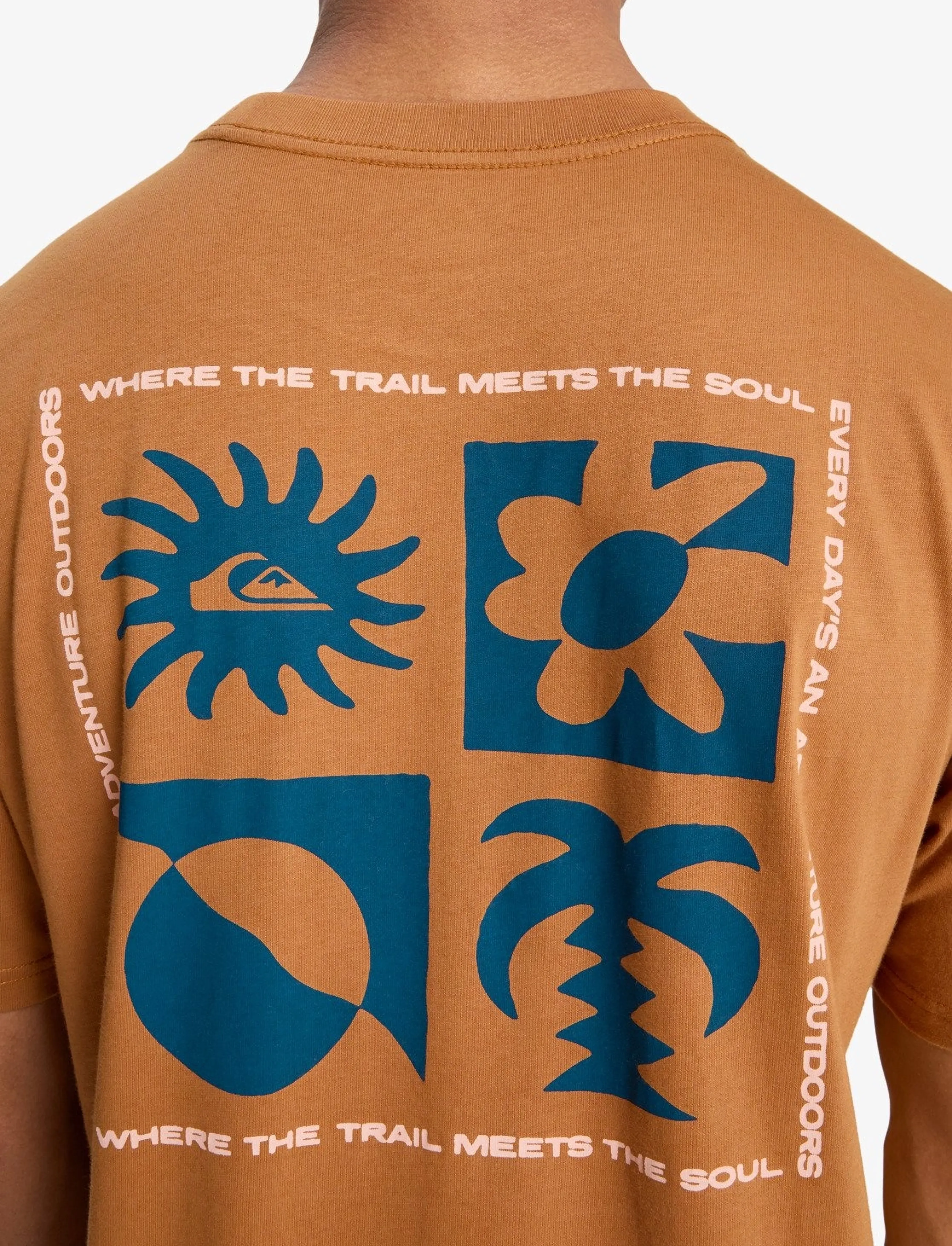 QUIKSILVER Evo Blossom Of Peace t-shirts med tryck herr – bild 6