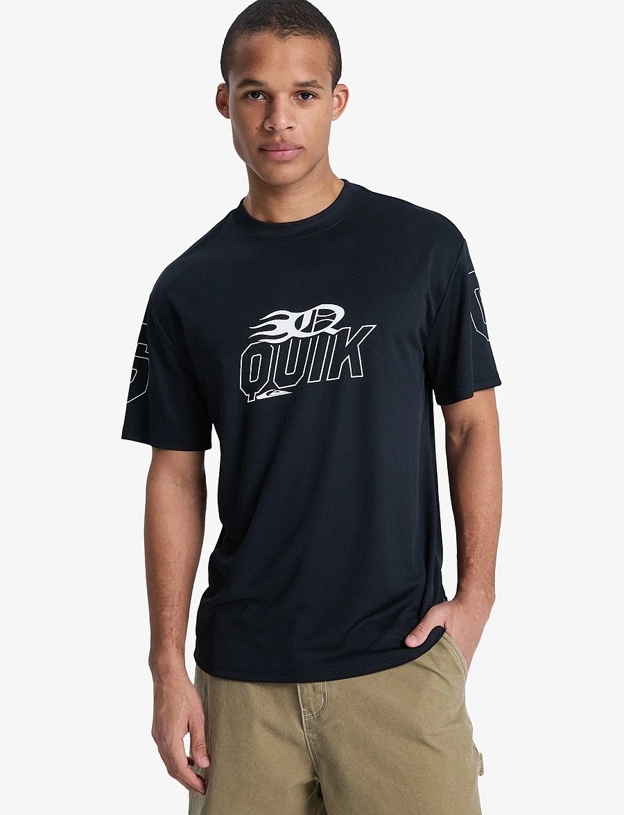 Quiksilver - MERCURY AMERICANA - oberteile & t-shirts - black - 0