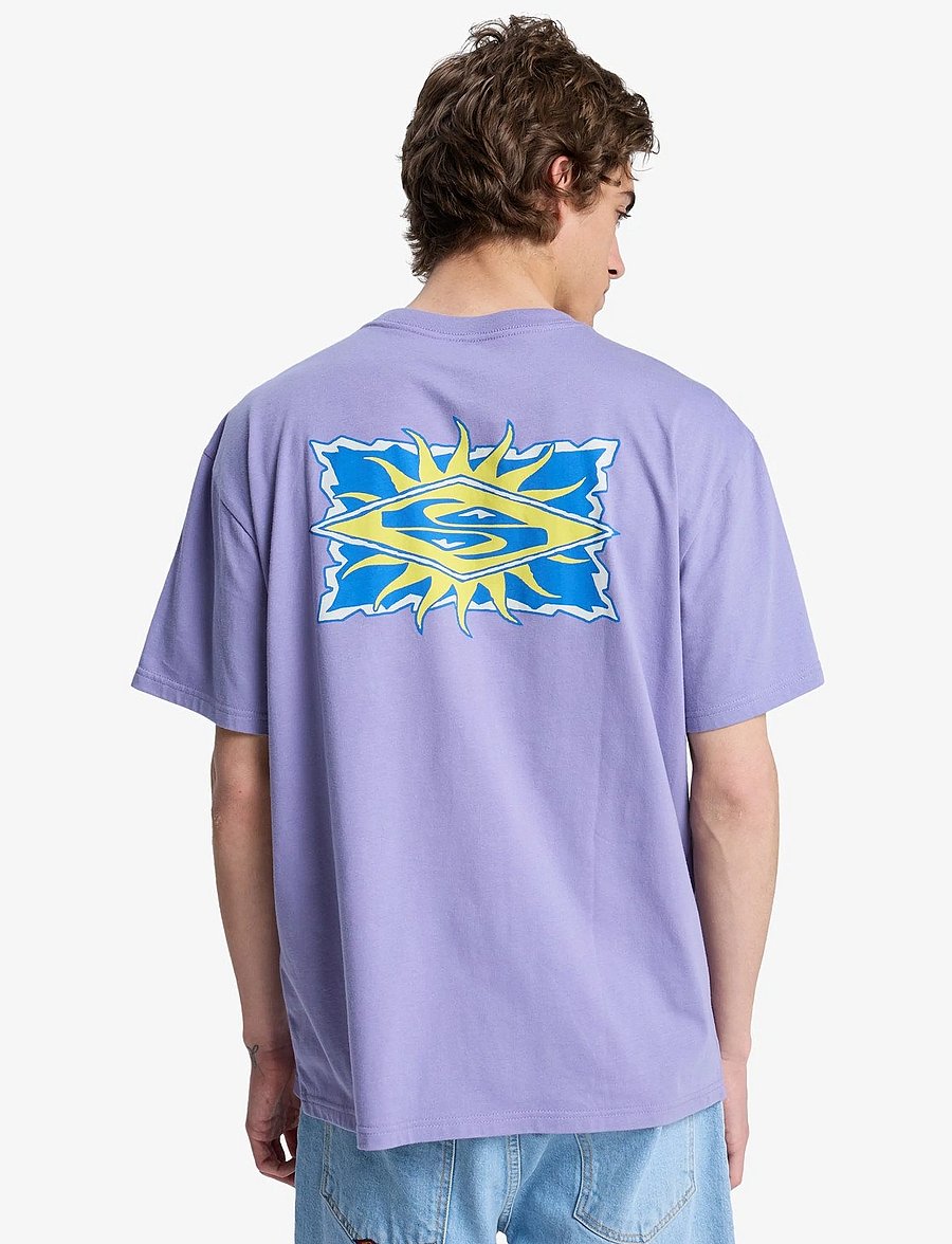 Quiksilver - EV STARFISH STAMP SS - t-shirts - daybreak - 3