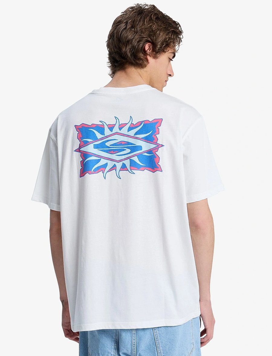 Quiksilver - EV STARFISH STAMP SS - t-shirts - snow white - 3