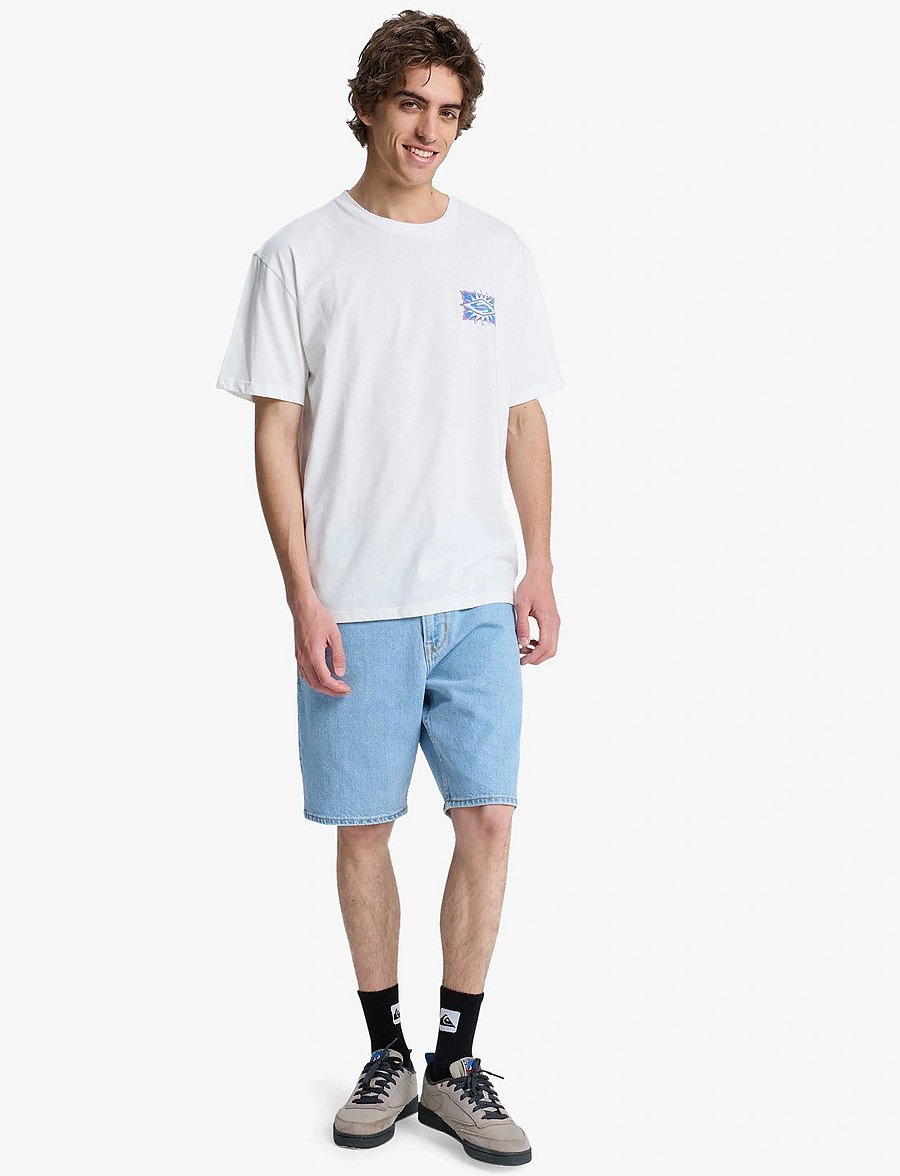 Quiksilver - EV STARFISH STAMP SS - t-shirts - snow white - 4