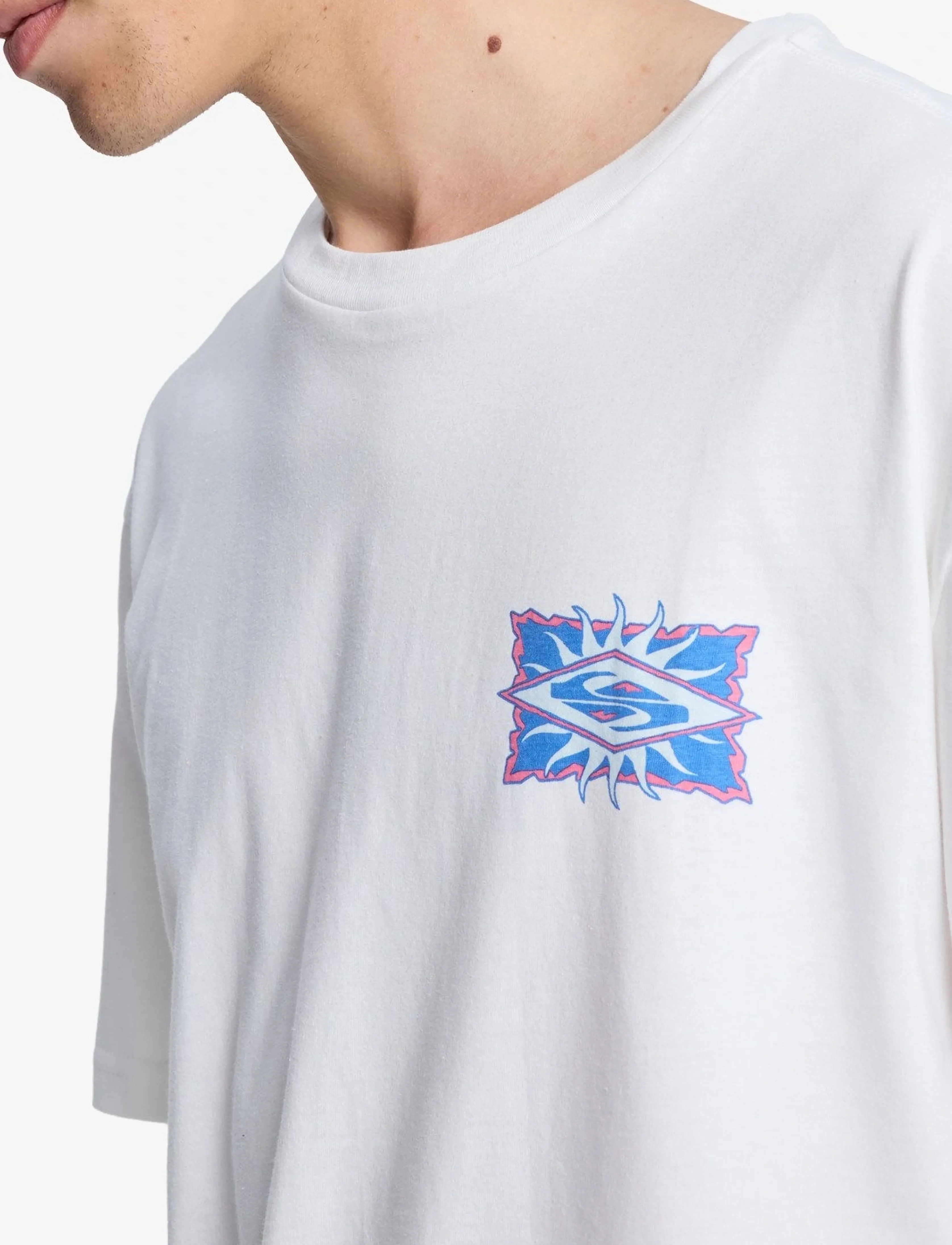 QUIKSILVER Ev Starfish Stamp Ss t-shirts med tryck herr – bild 5