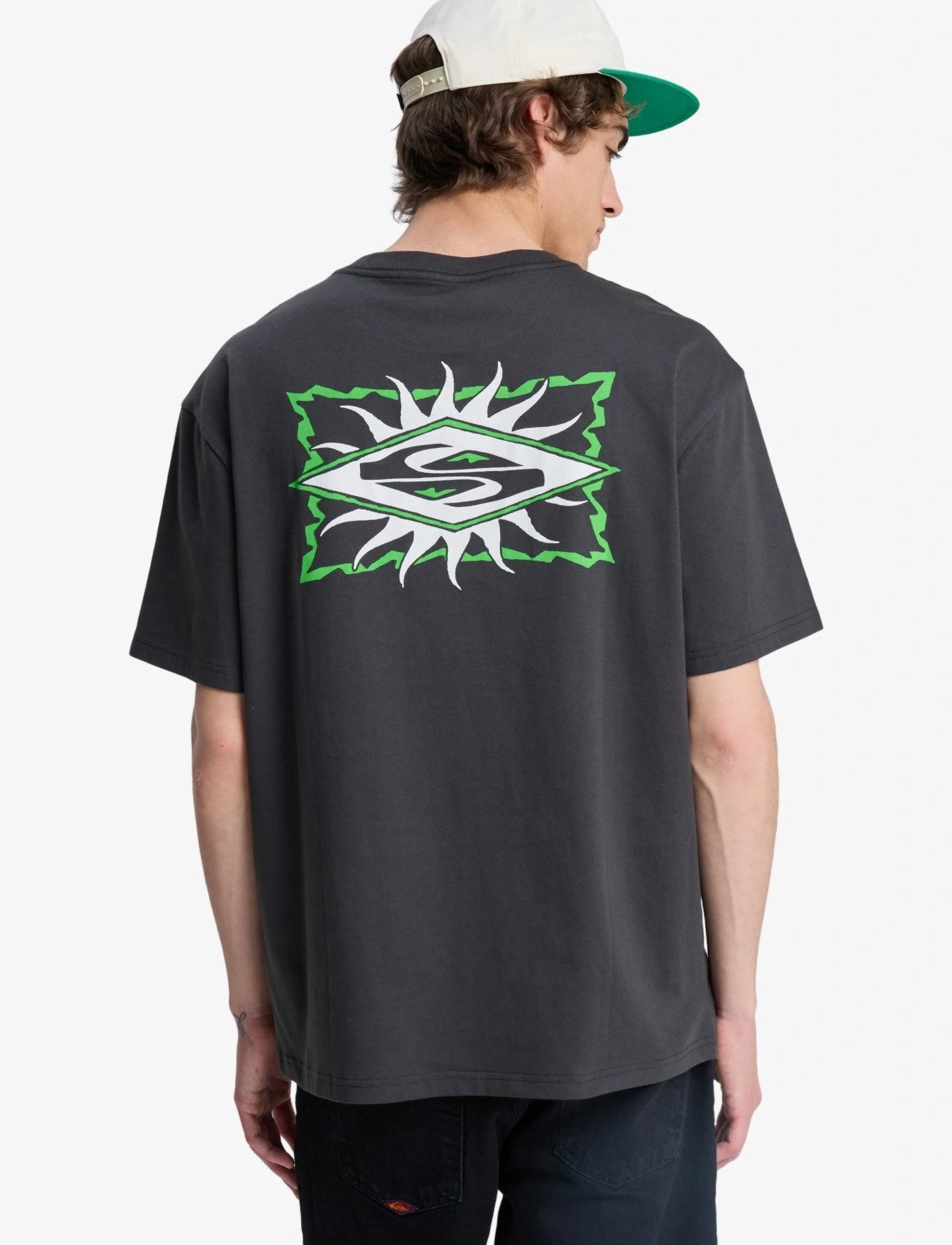 Quiksilver - EV STARFISH STAMP SS - t-shirts - tarmac - 3
