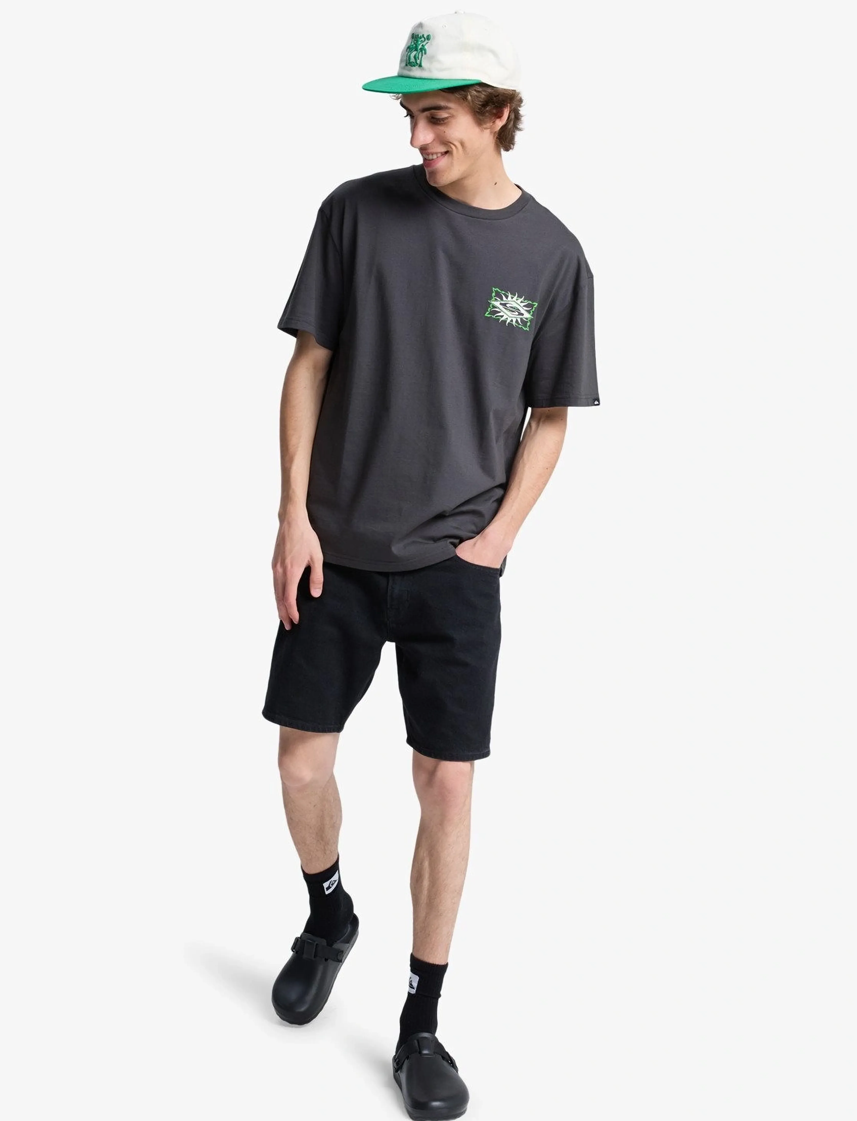 Quiksilver - EV STARFISH STAMP SS - t-shirts - tarmac - 4