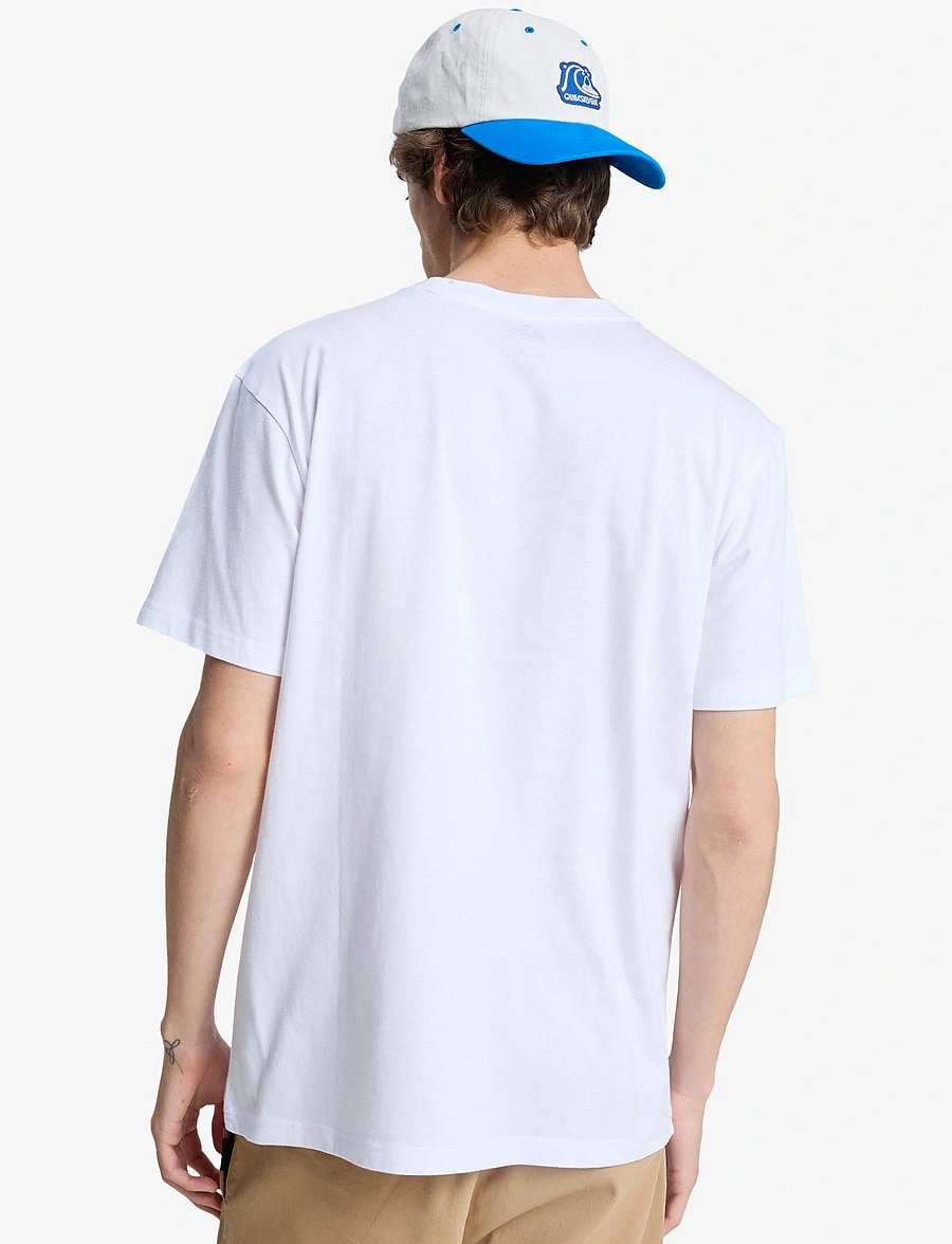 Quiksilver - EV STARTING GRID SS - oberteile & t-shirts - white - 3