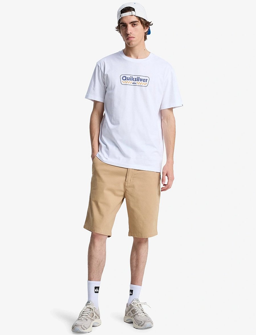 Quiksilver - EV STARTING GRID SS - oberteile & t-shirts - white - 4