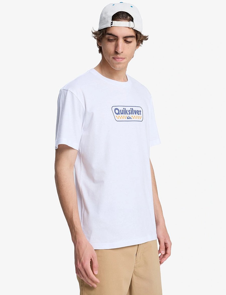 Quiksilver - EV STARTING GRID SS - oberteile & t-shirts - white - 5