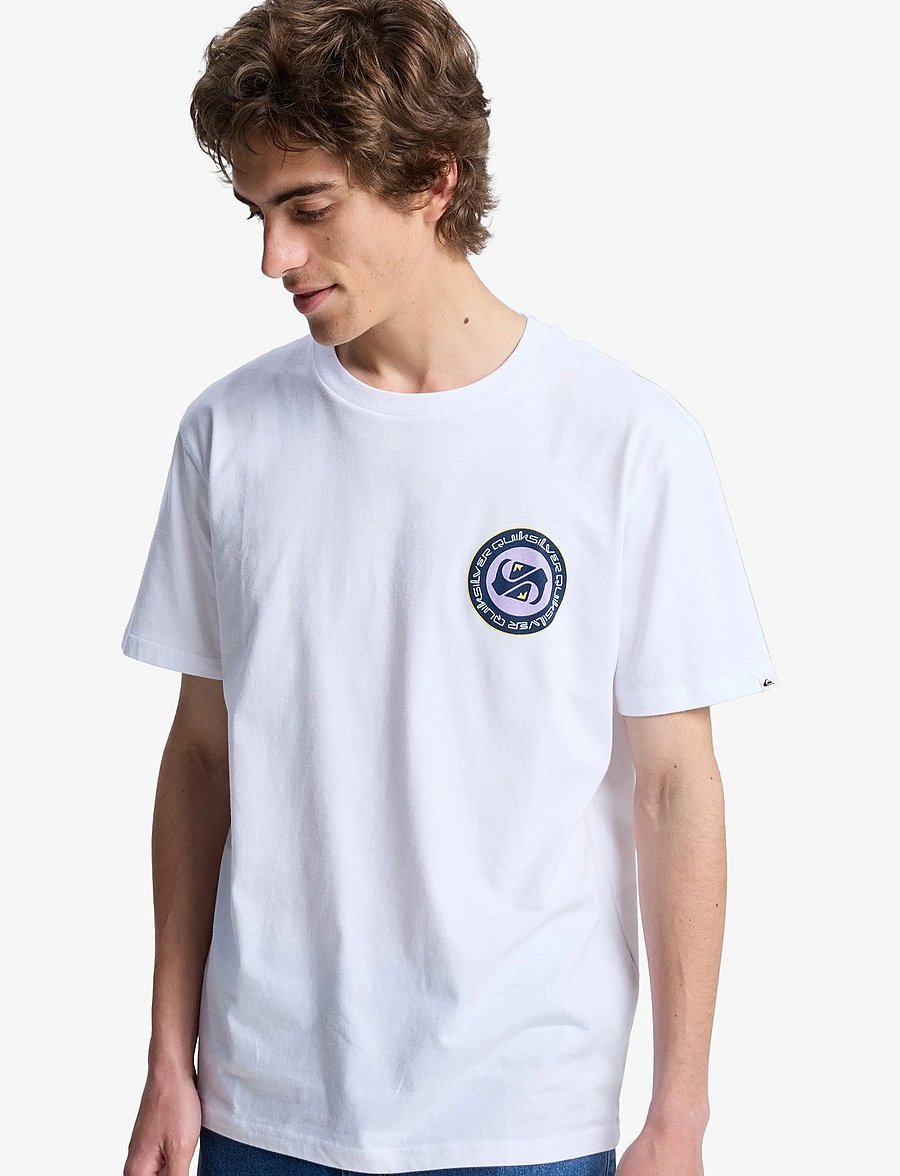 Quiksilver - EV DUALITY SS - topit & t-paidat - white - 0