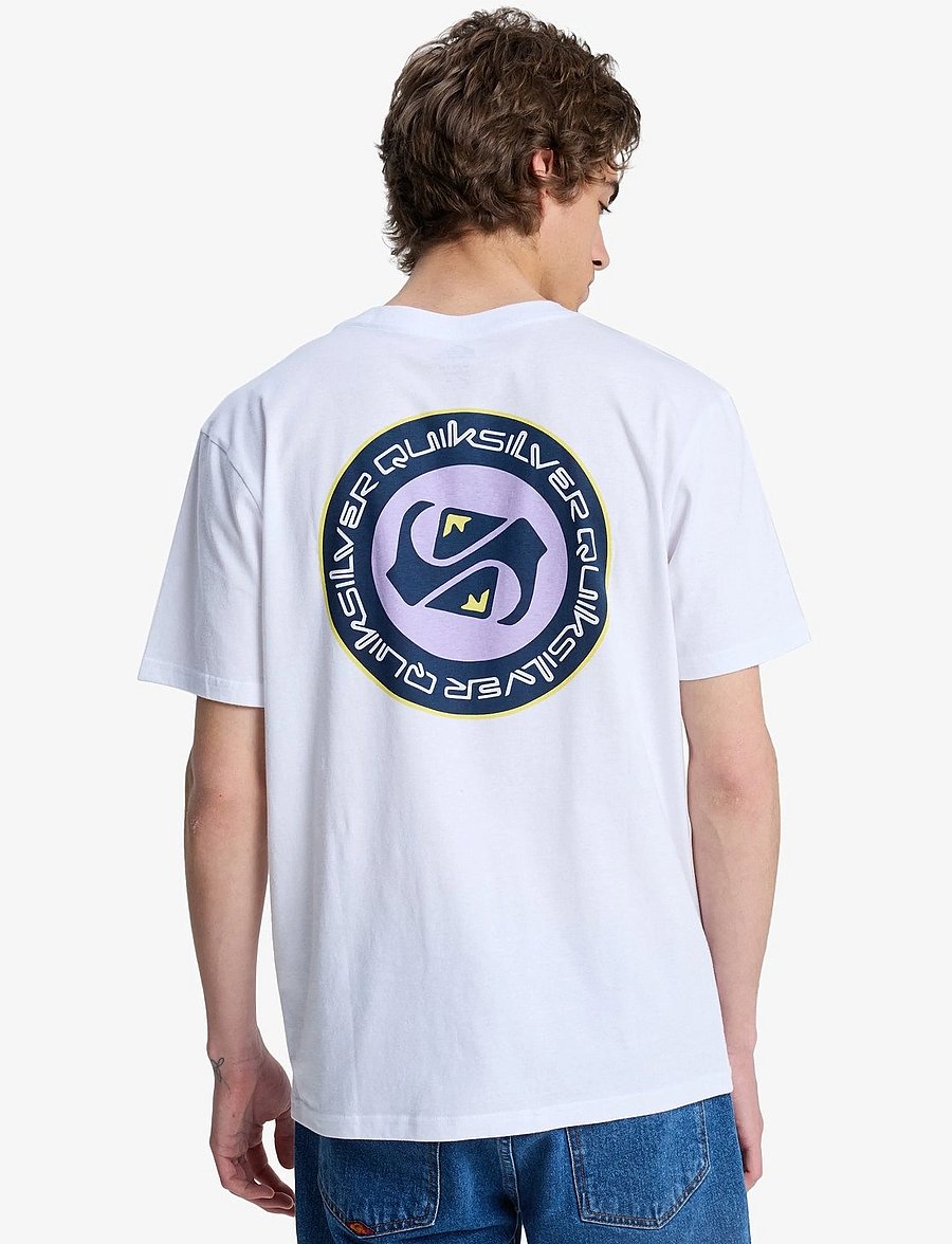 Quiksilver - EV DUALITY SS - topit & t-paidat - white - 3