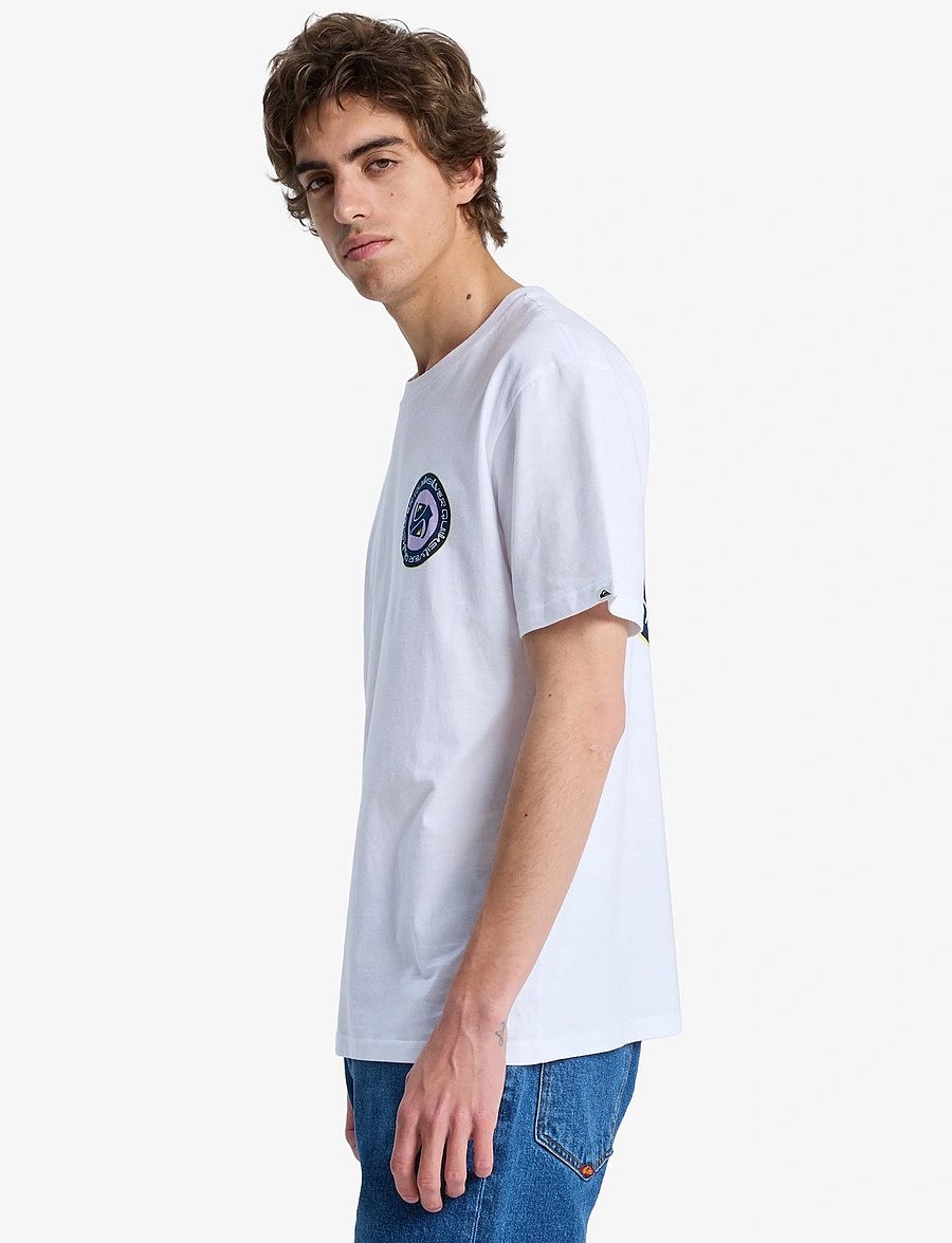 Quiksilver - EV DUALITY SS - topit & t-paidat - white - 5