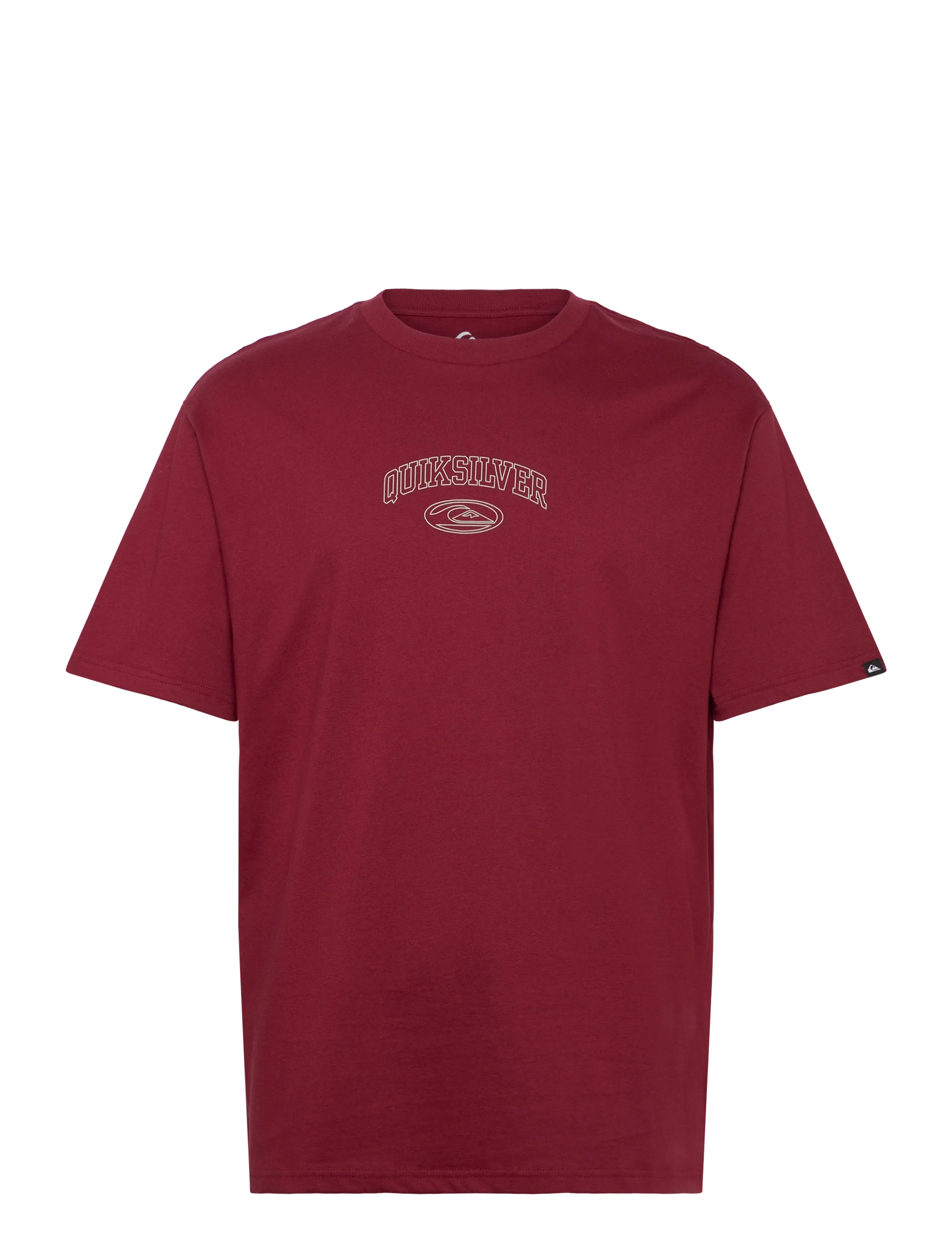 Quiksilver LEGACY SS - T-shirts - BURNT RUSSET / burgundy