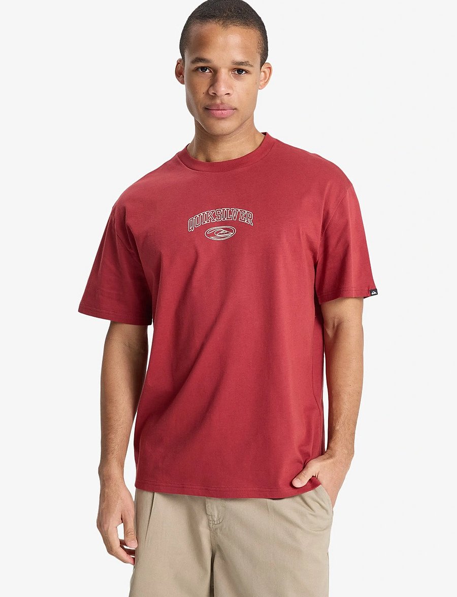 Quiksilver - LEGACY SS - t-shirts - burnt russet - 0