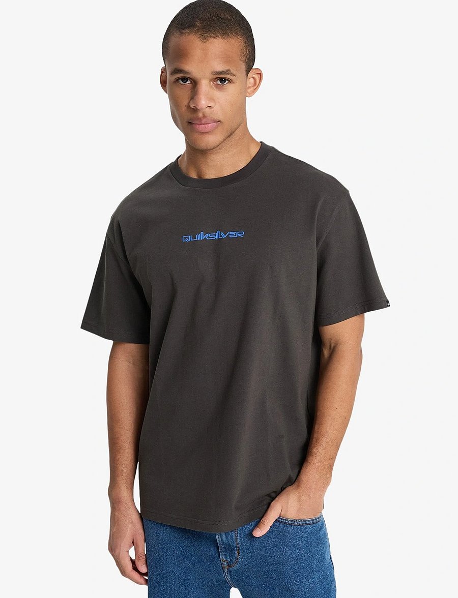 Quiksilver - FRACTURED WAVE SS - stuttermarbolir - tarmac - 0
