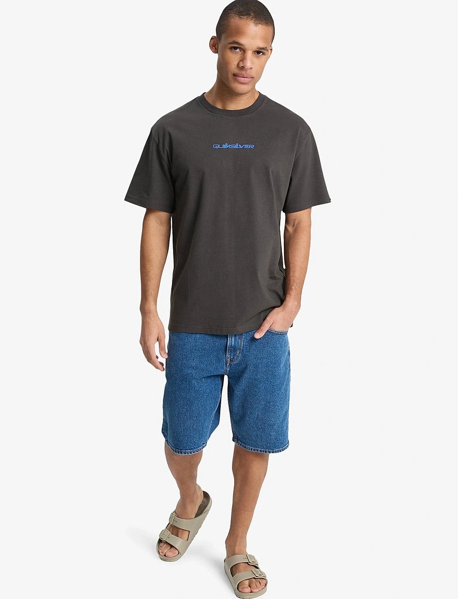 Quiksilver - FRACTURED WAVE SS - stuttermarbolir - tarmac - 4