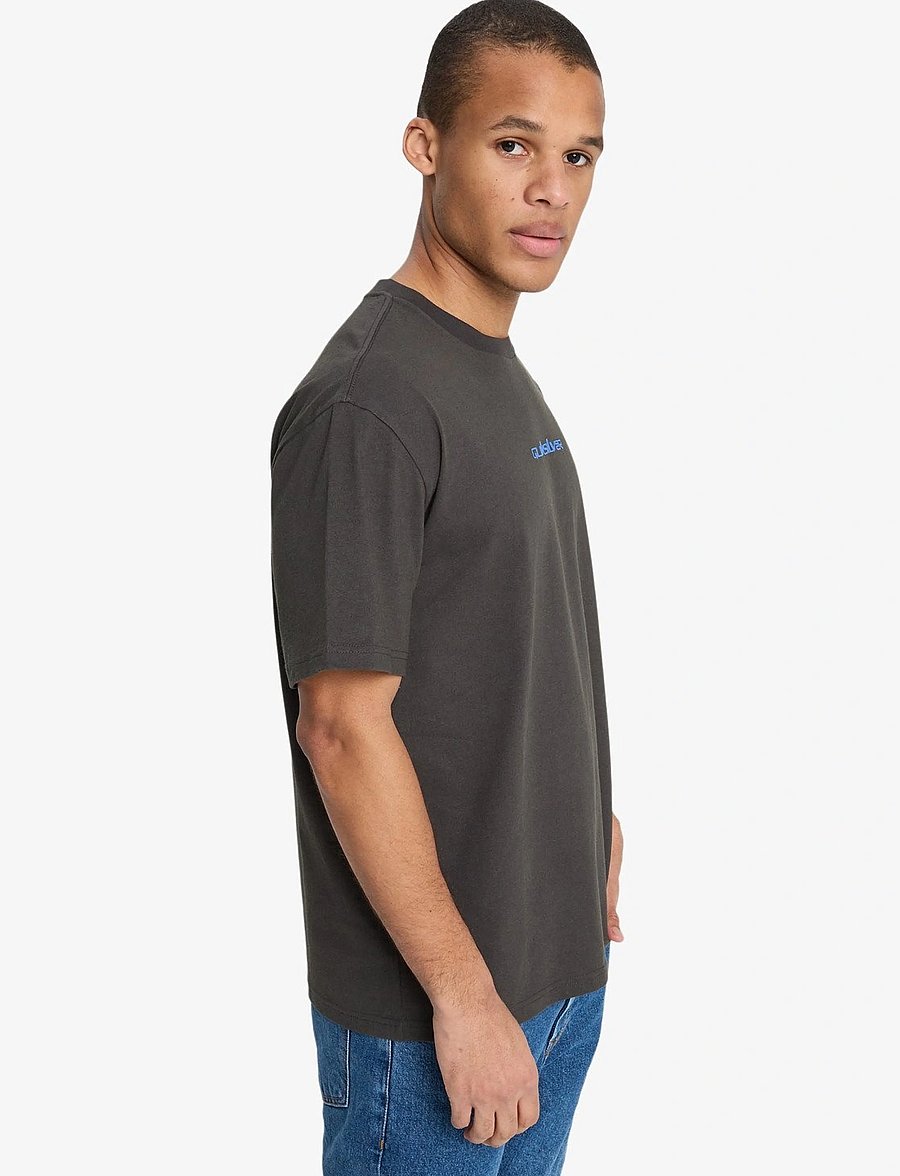 Quiksilver - FRACTURED WAVE SS - stuttermarbolir - tarmac - 5