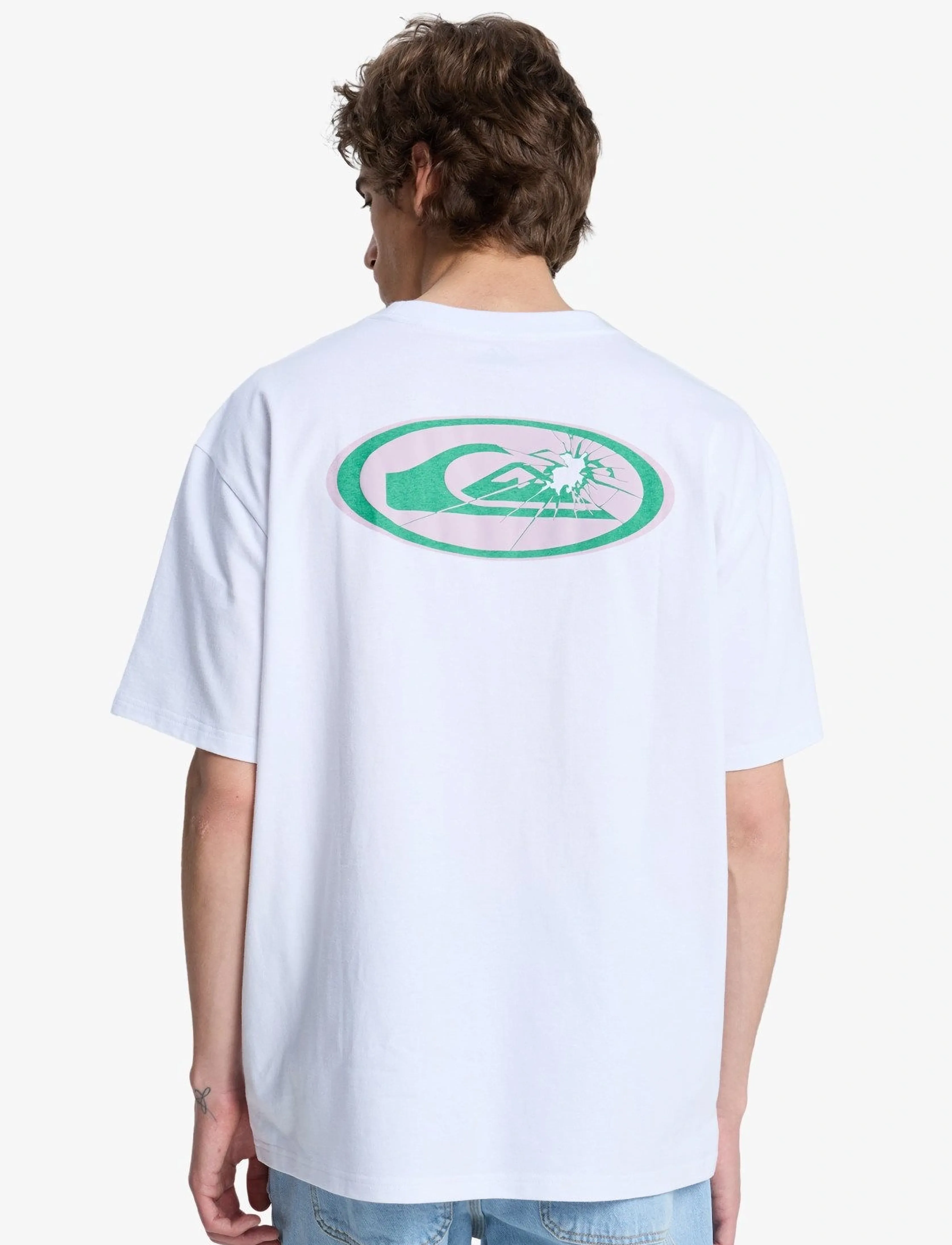 Quiksilver - FRACTURED WAVE SS - t-shirts - white - 3