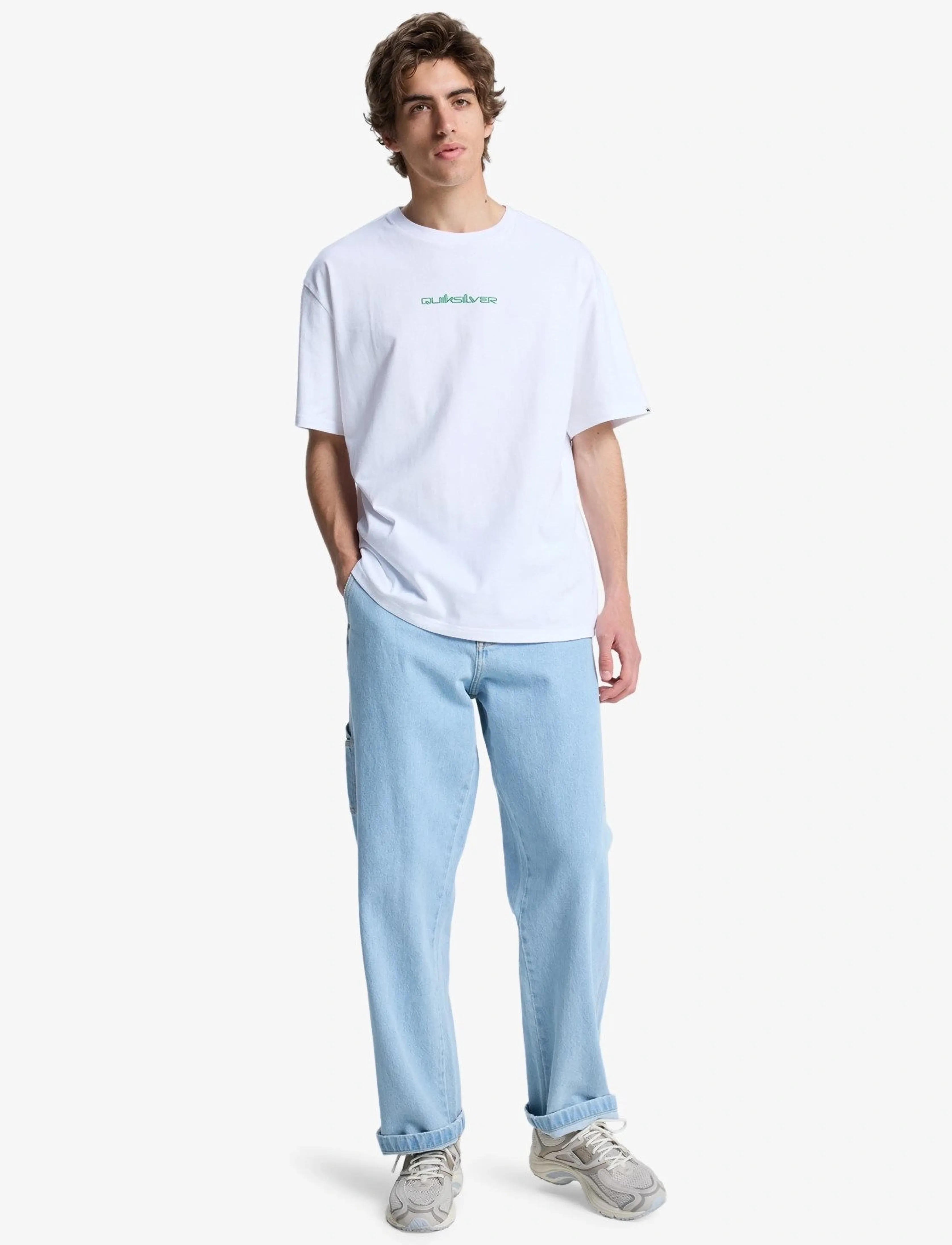 Quiksilver - FRACTURED WAVE SS - t-shirts - white - 4