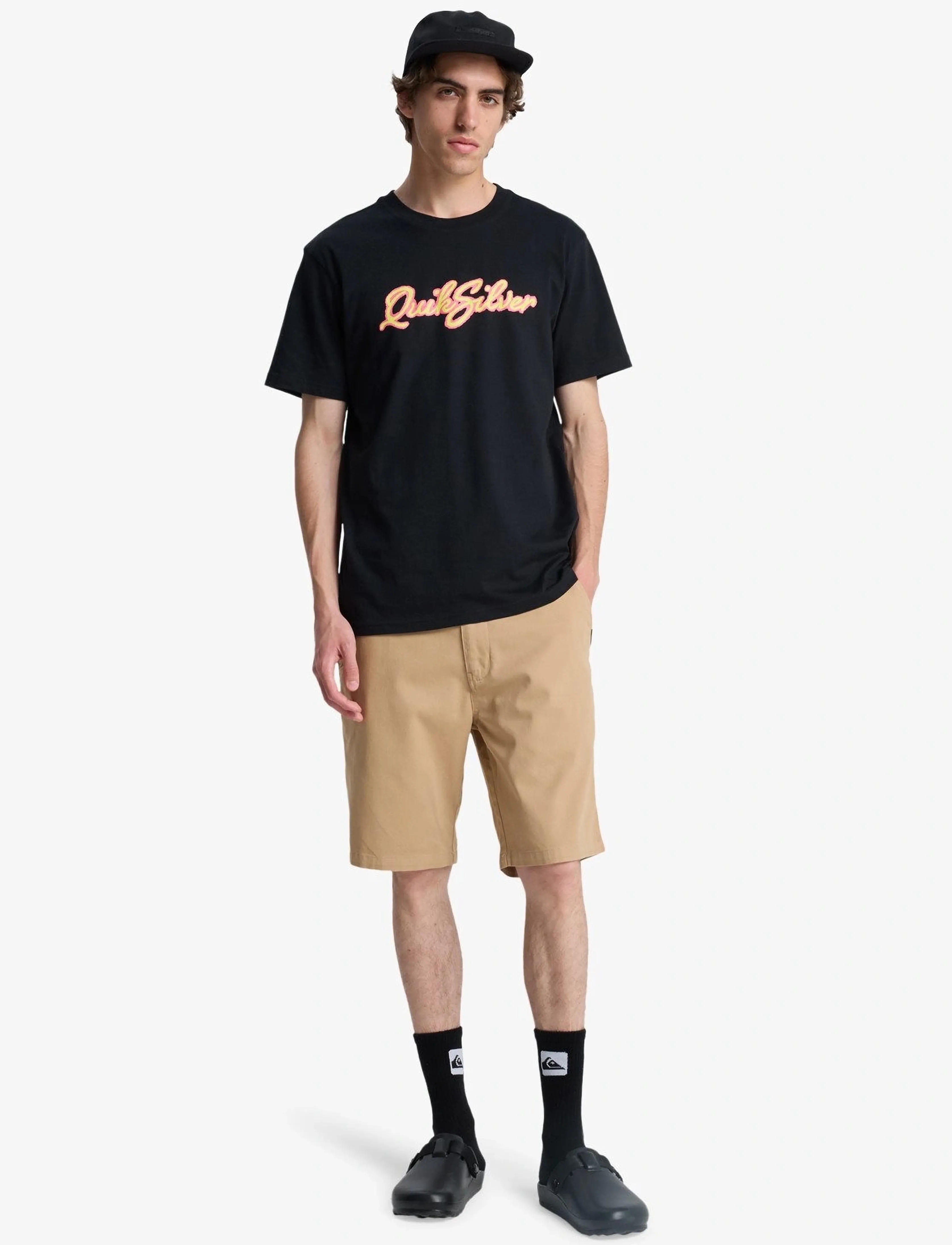 Quiksilver - MALIBU SS - t-shirts - black - 4