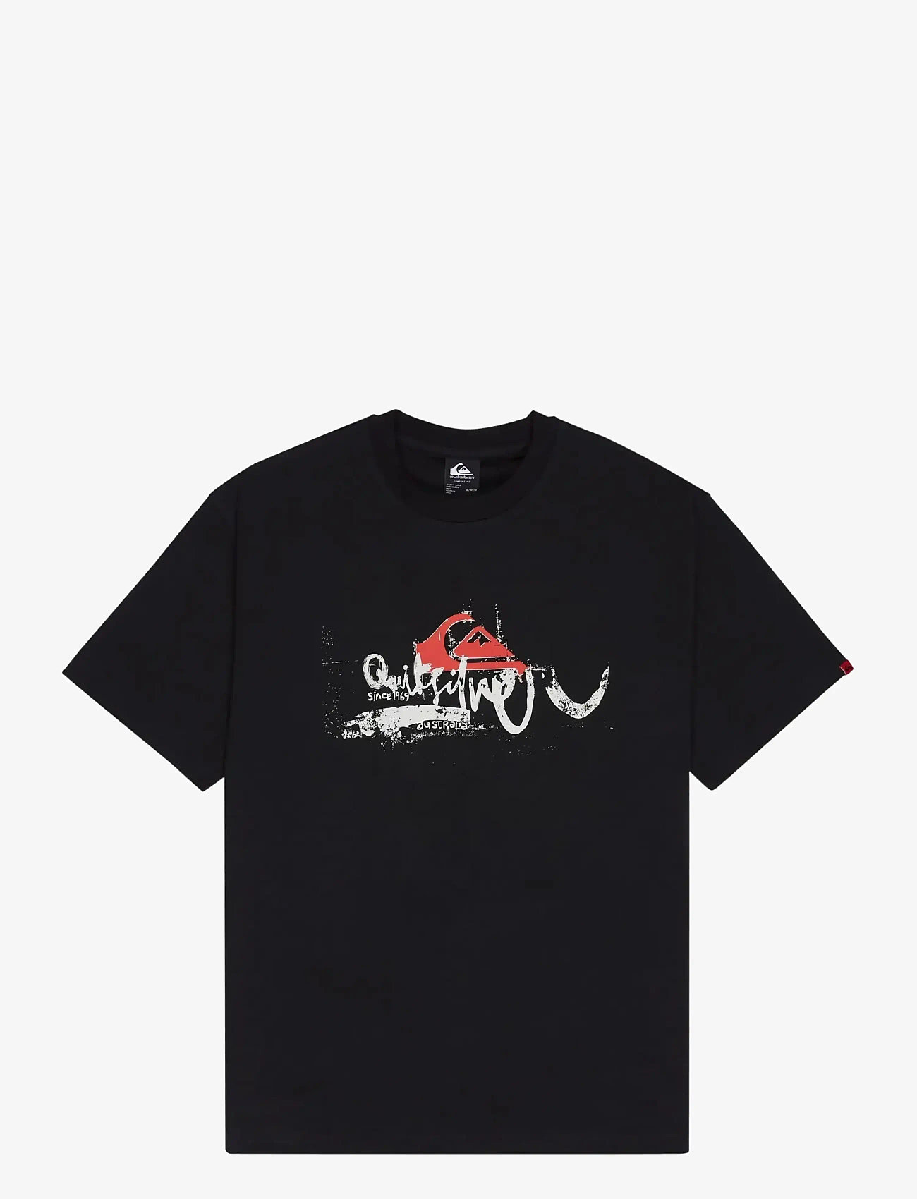 Quiksilver - YG DRIFTER SS - oberteile & t-shirts - black - 1