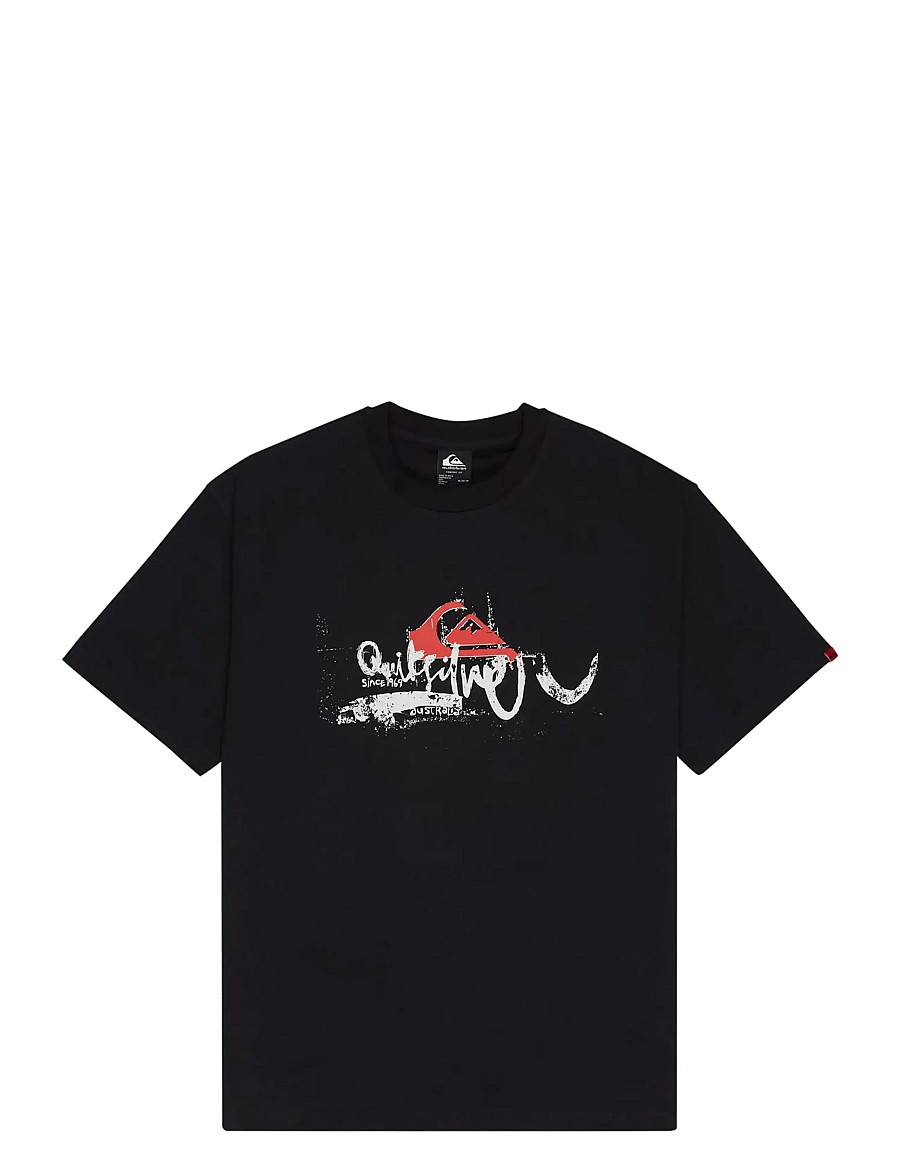 Quiksilver - YG DRIFTER SS - alussärgid ja t-särgid - black - 1